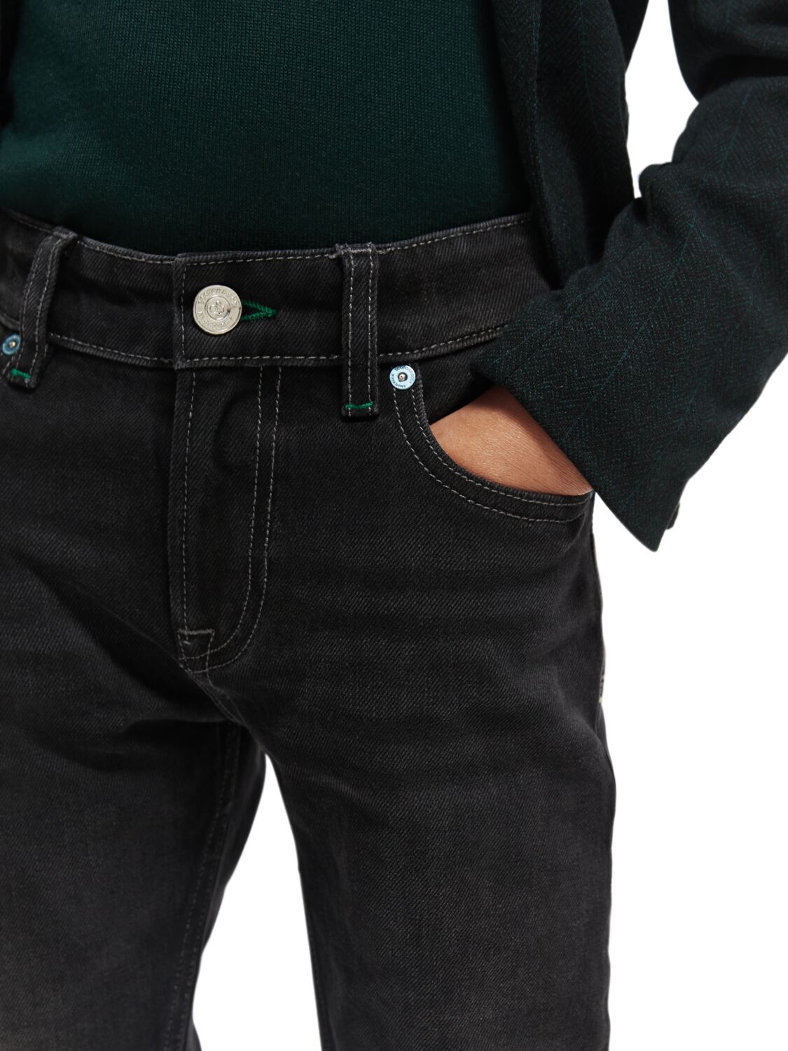 Scotch & Soda The Dean loose tapered-fit jeans- Total Eclipse
