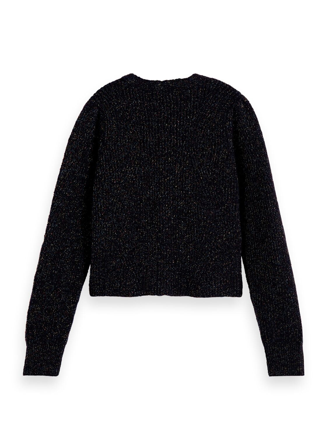 Scotch & Soda Puffed shoulder floral button cardigan