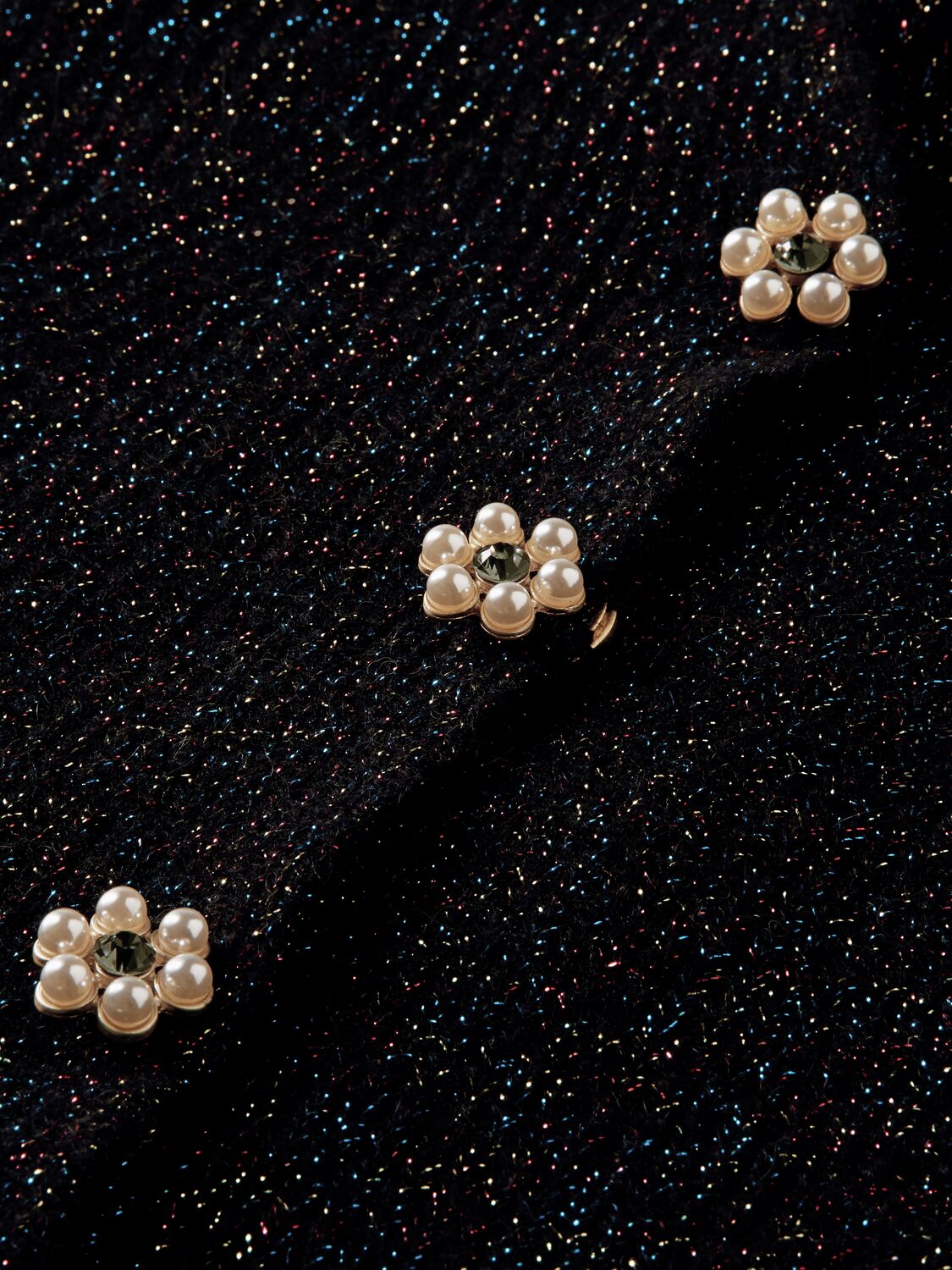 Scotch & Soda Puffed shoulder floral button cardigan