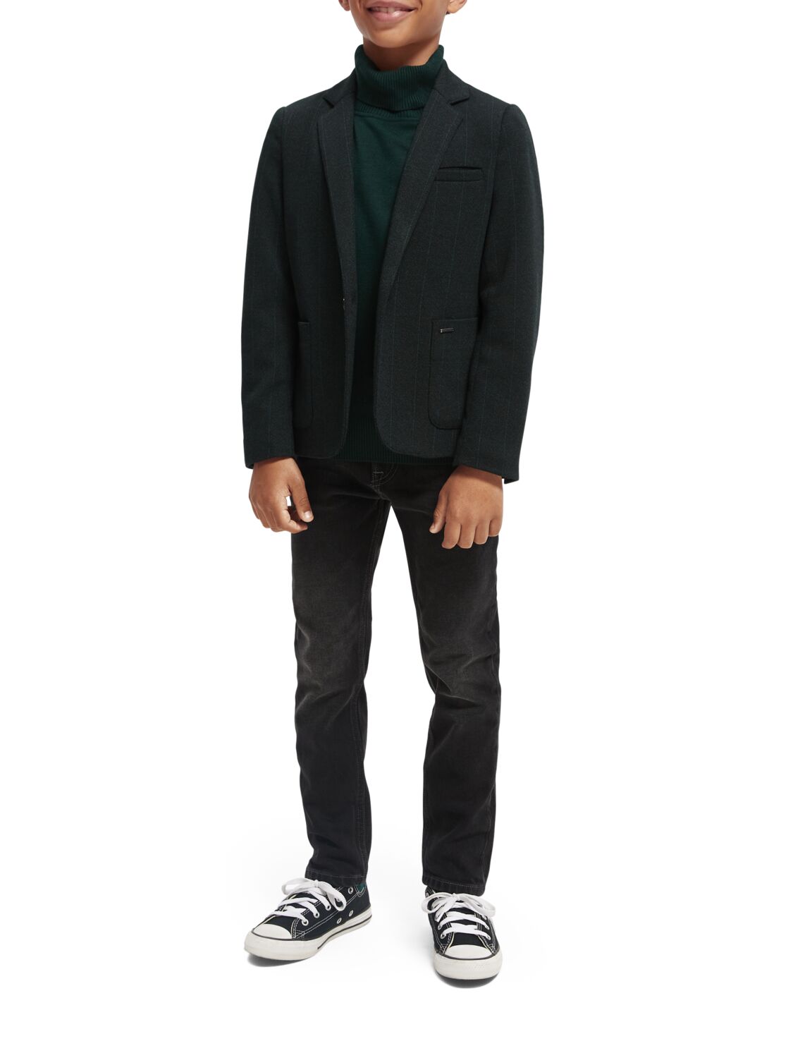 Scotch & Soda Knit single-breasted blazer