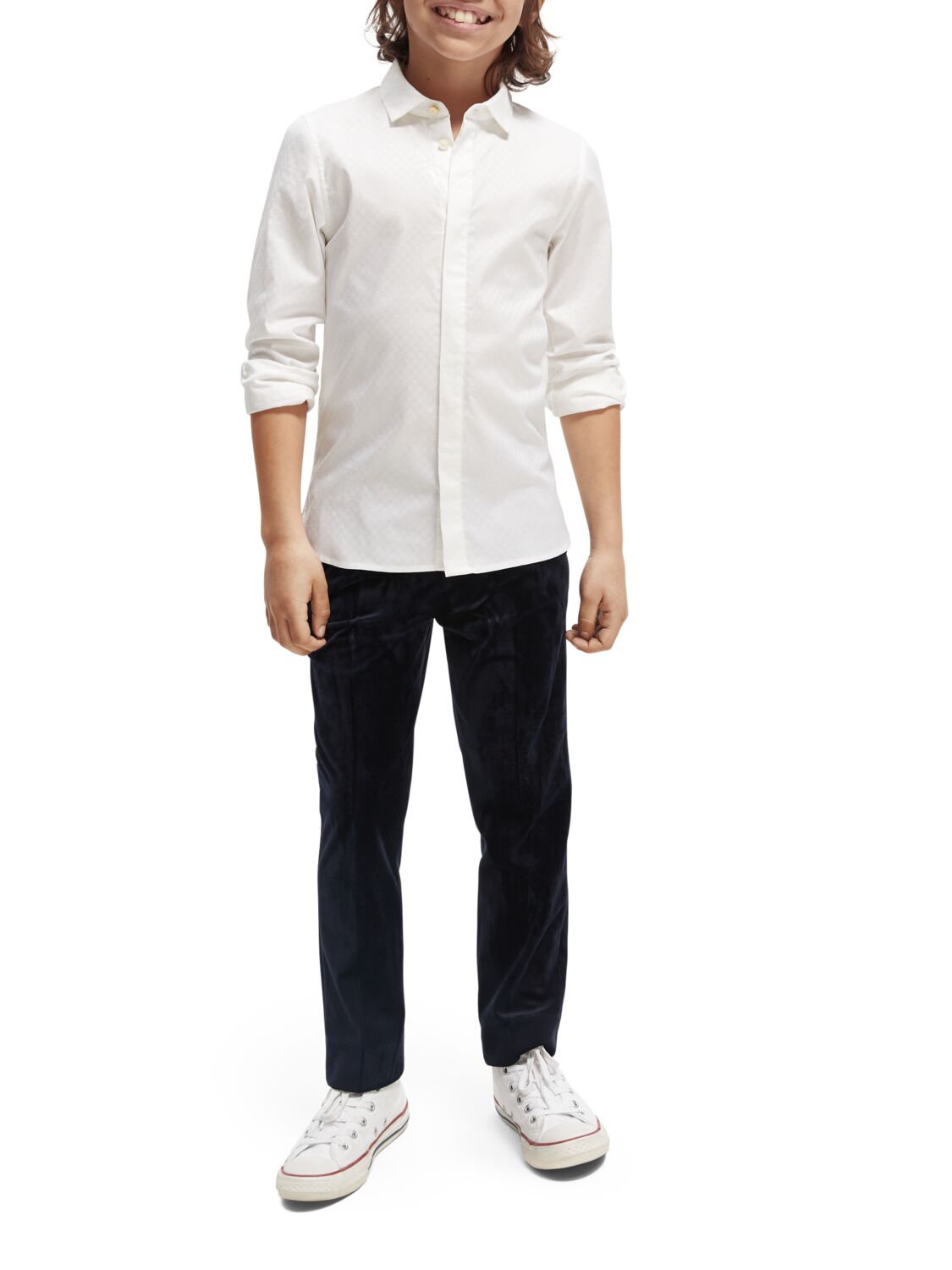 Scotch & Soda Regular slim fit velvet pant