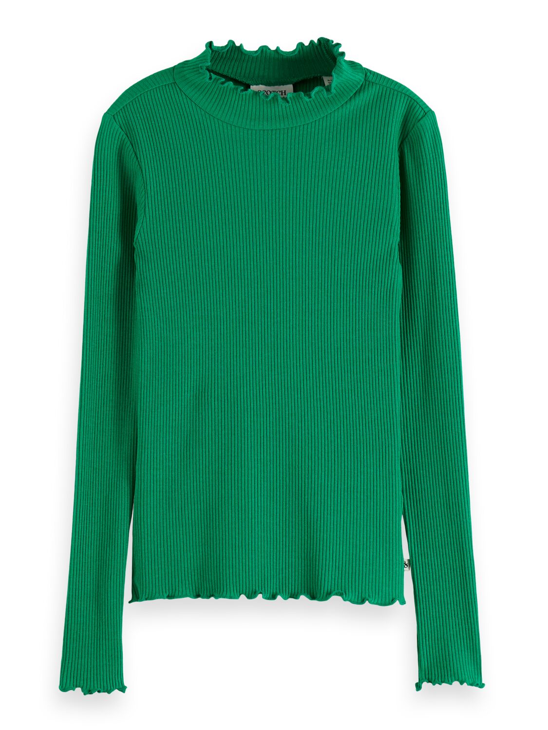Scotch & Soda Organic cotton turtleneck T-shirt