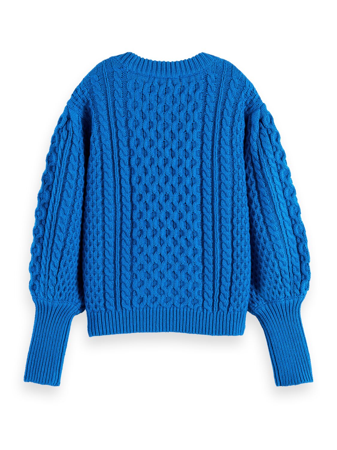 Chunky cable-knit sweater