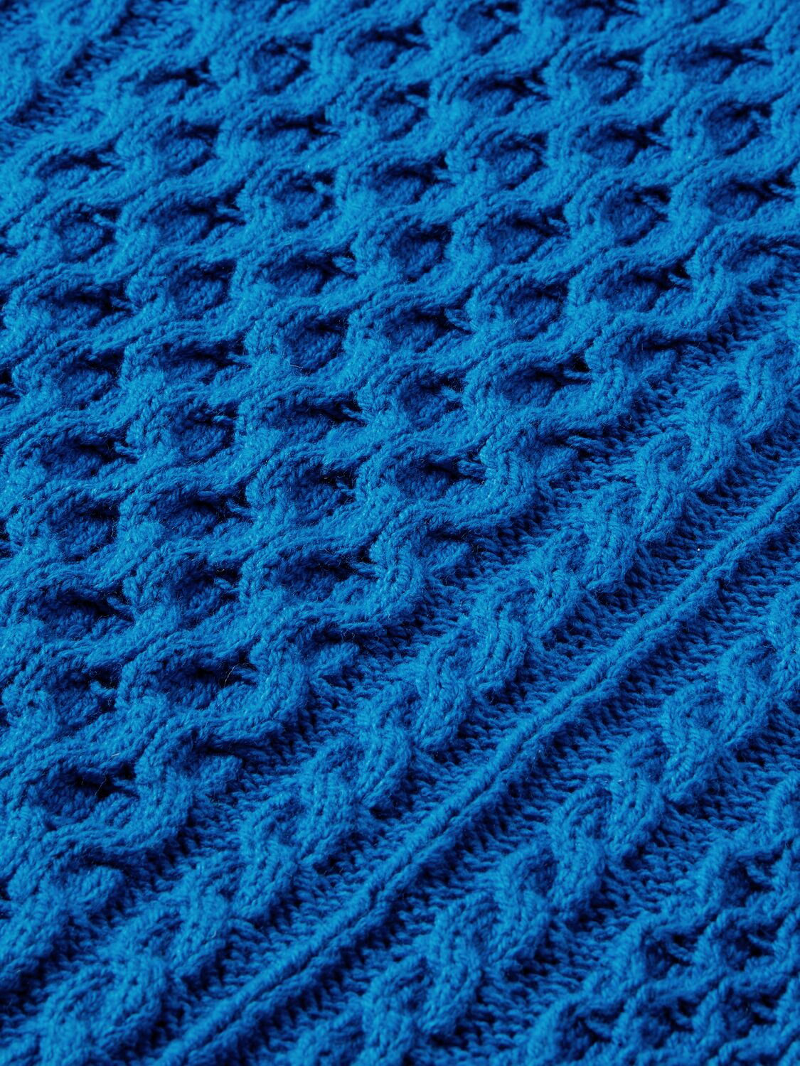Chunky cable-knit sweater