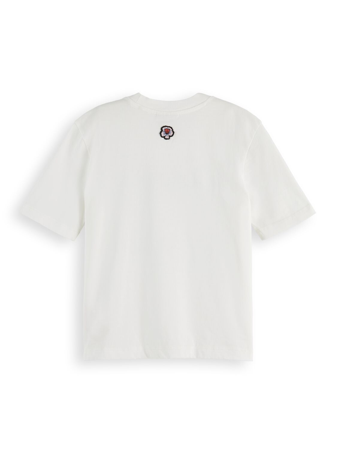 Scotch & Soda Knotted relaxed-fit artwork T-Shirt