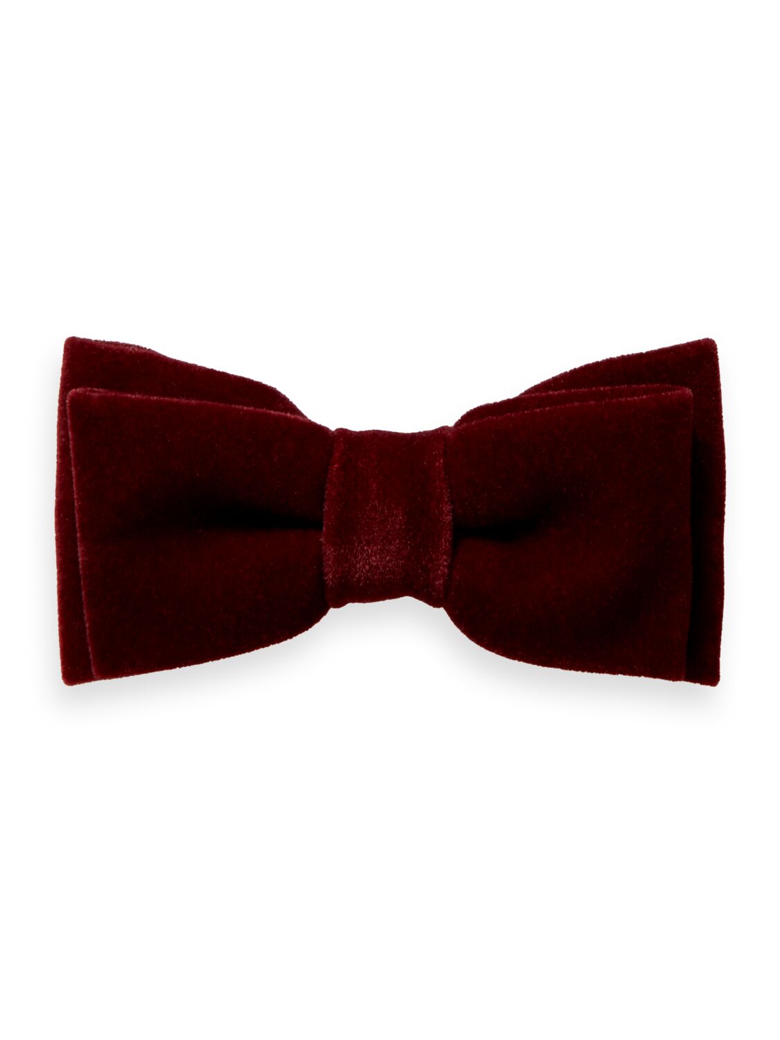 Scotch & Soda Velvet clip-on bow tie