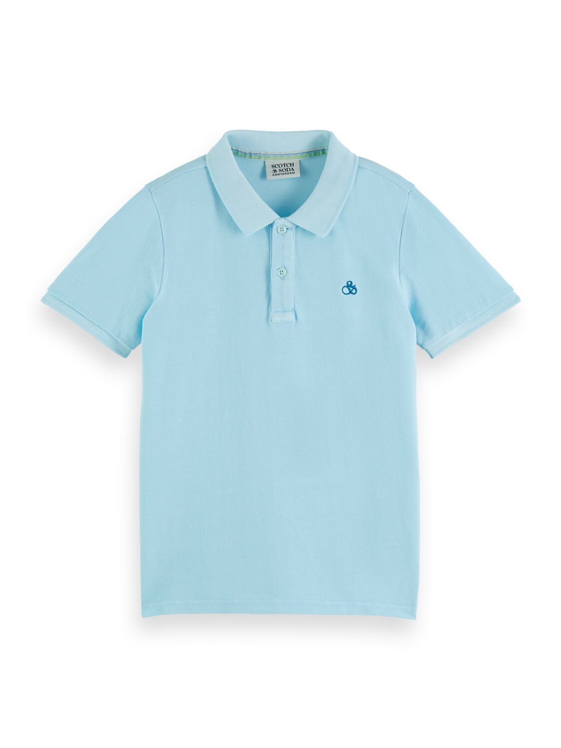 Classic garment-dyed short-sleeve polo