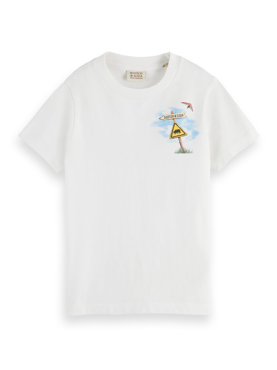 Regular-fit short-sleeved artwork T-shirt