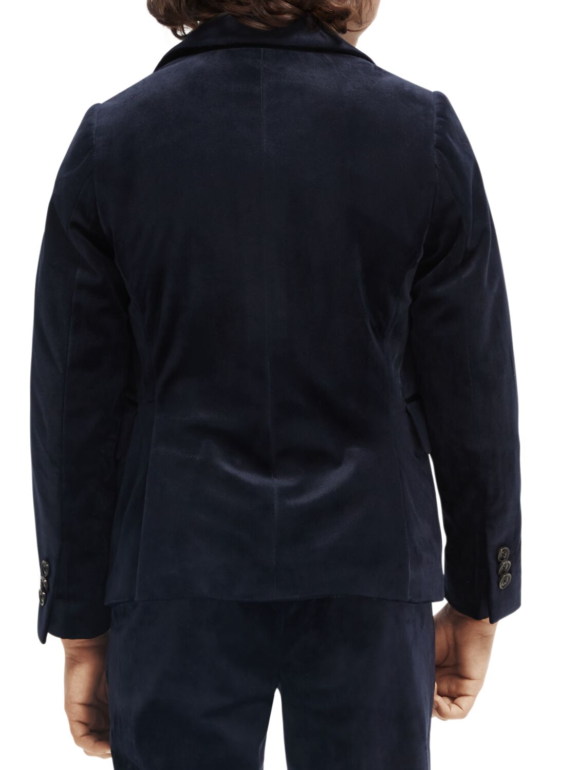 Scotch & Soda Single-breasted satin lapel blazer