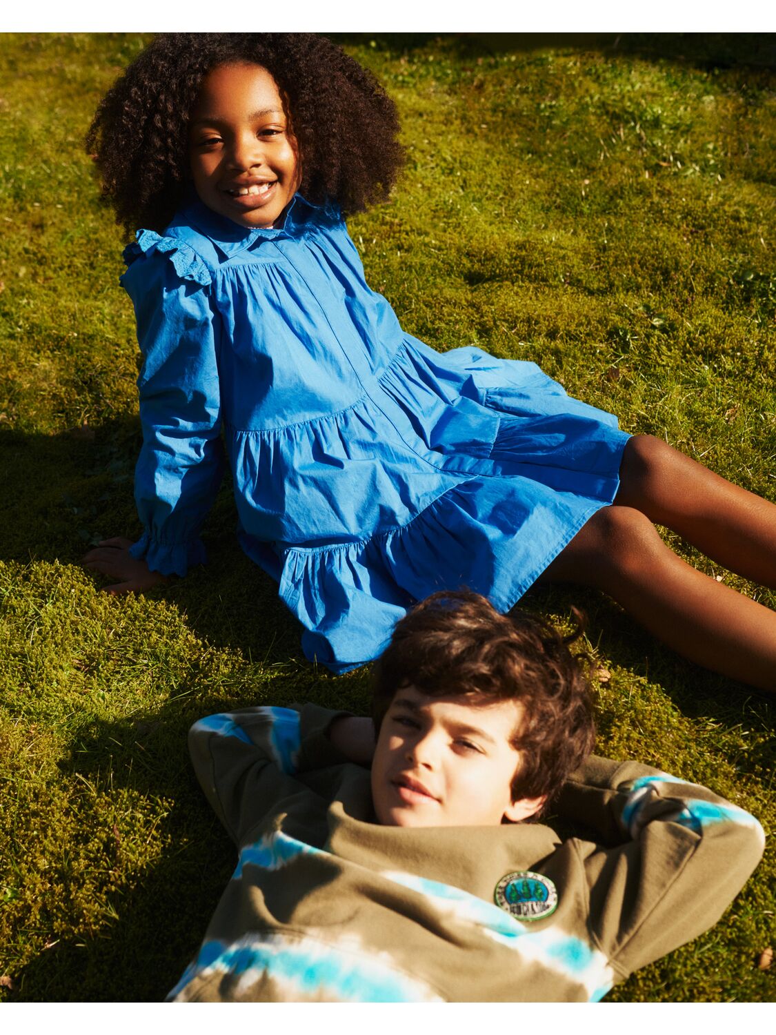Organic cotton wide-fit shirt dress