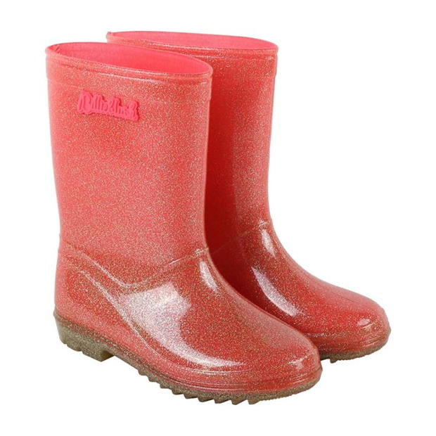 Billieblush Pink Glitter Rain Boots
