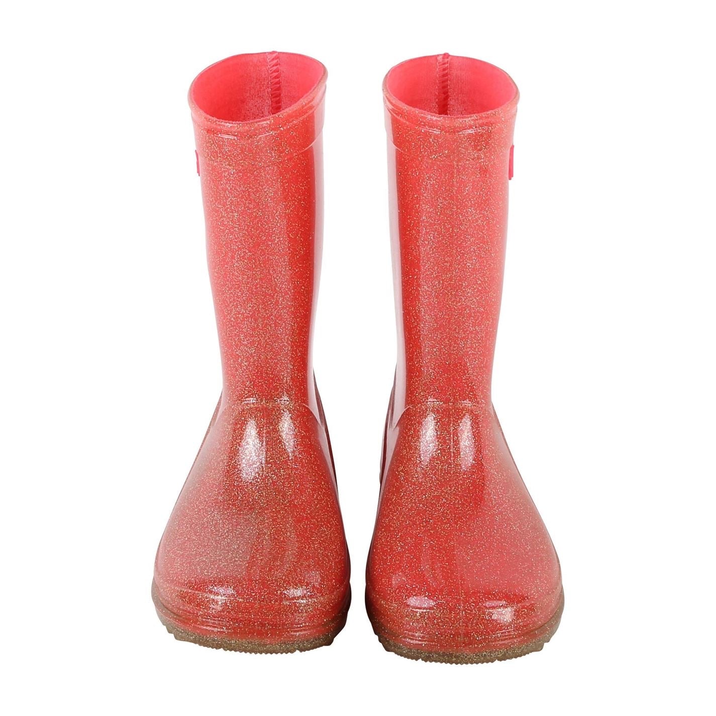 Billieblush Pink Glitter Rain Boots