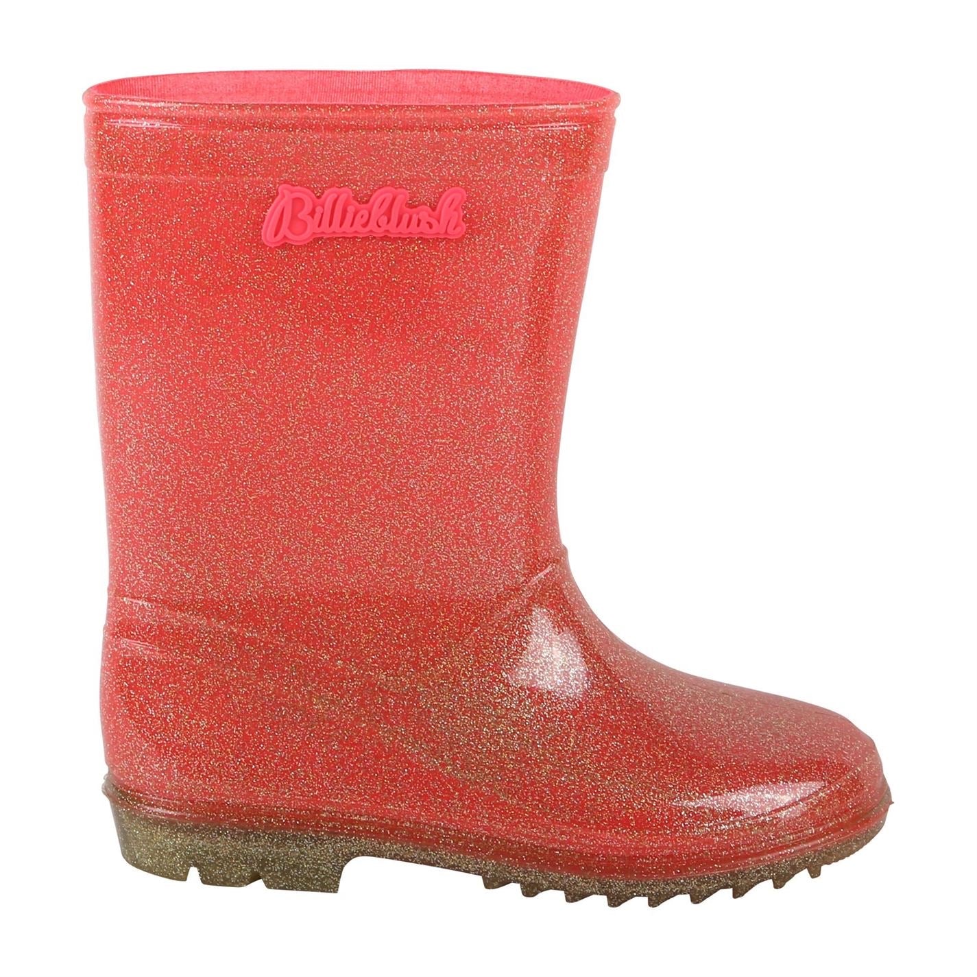 Billieblush Pink Glitter Rain Boots