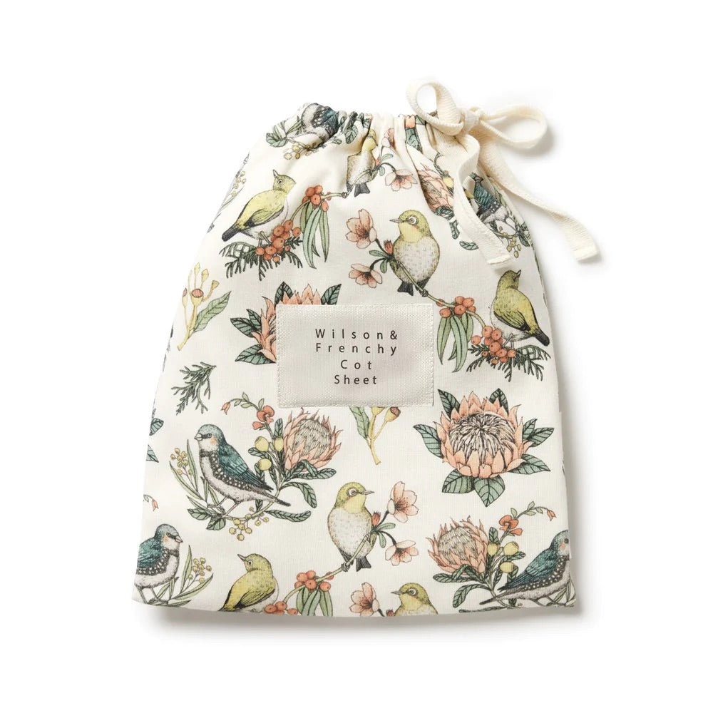 Wilson & Frenchy Organic Cotton Cot Sheet