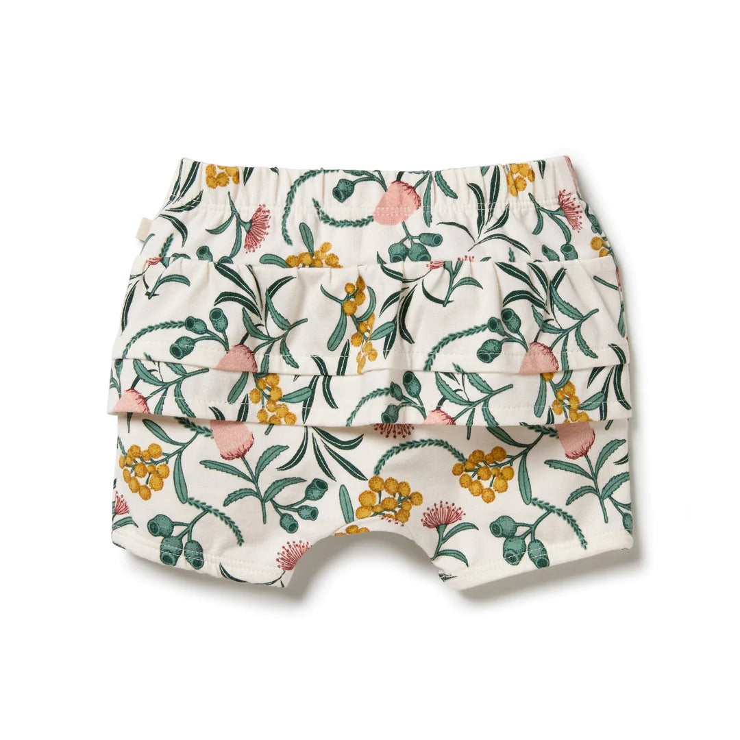 Nixie Fleur Organic Ruffle Shorts