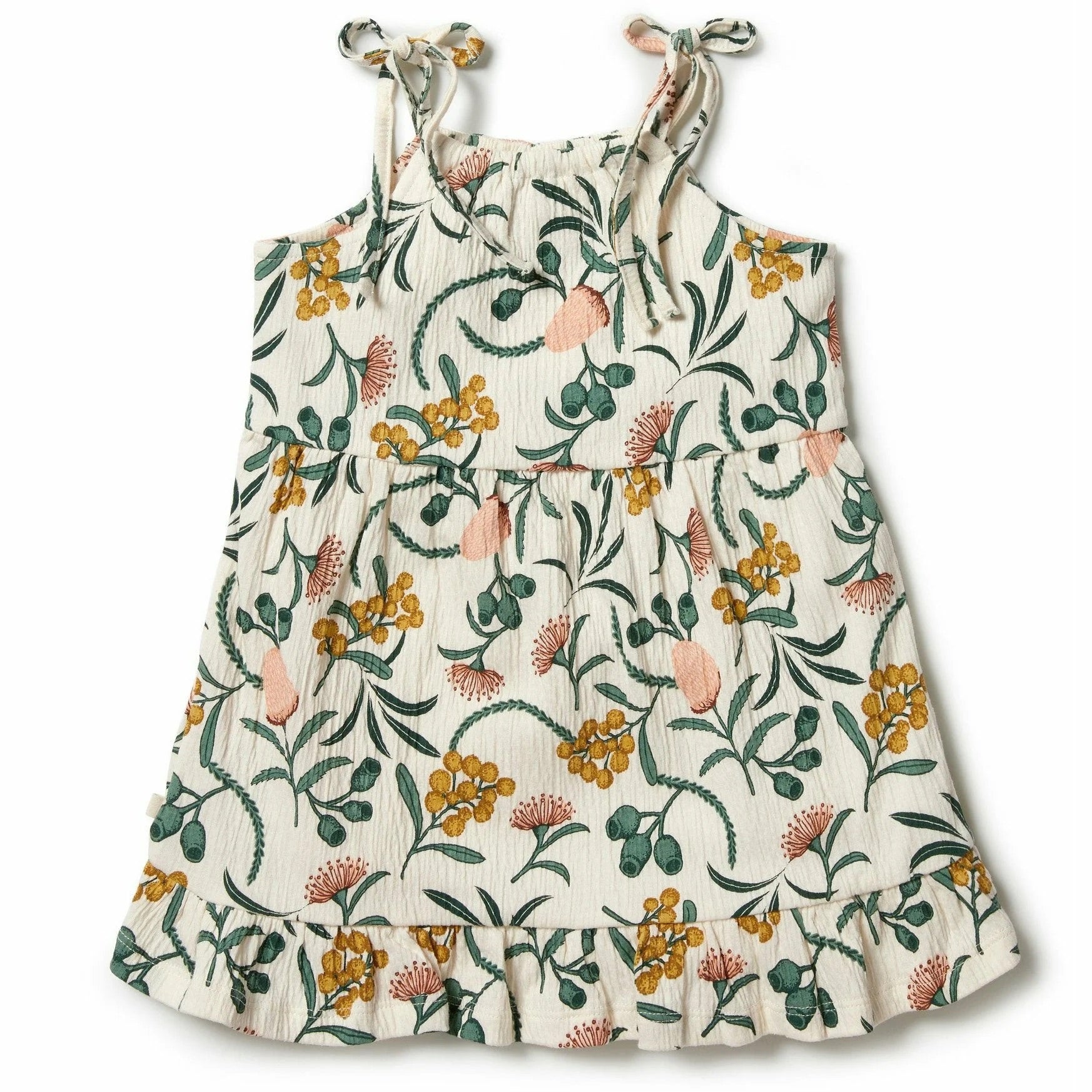 Nixie Fleur Crinkle Ruffle Dress