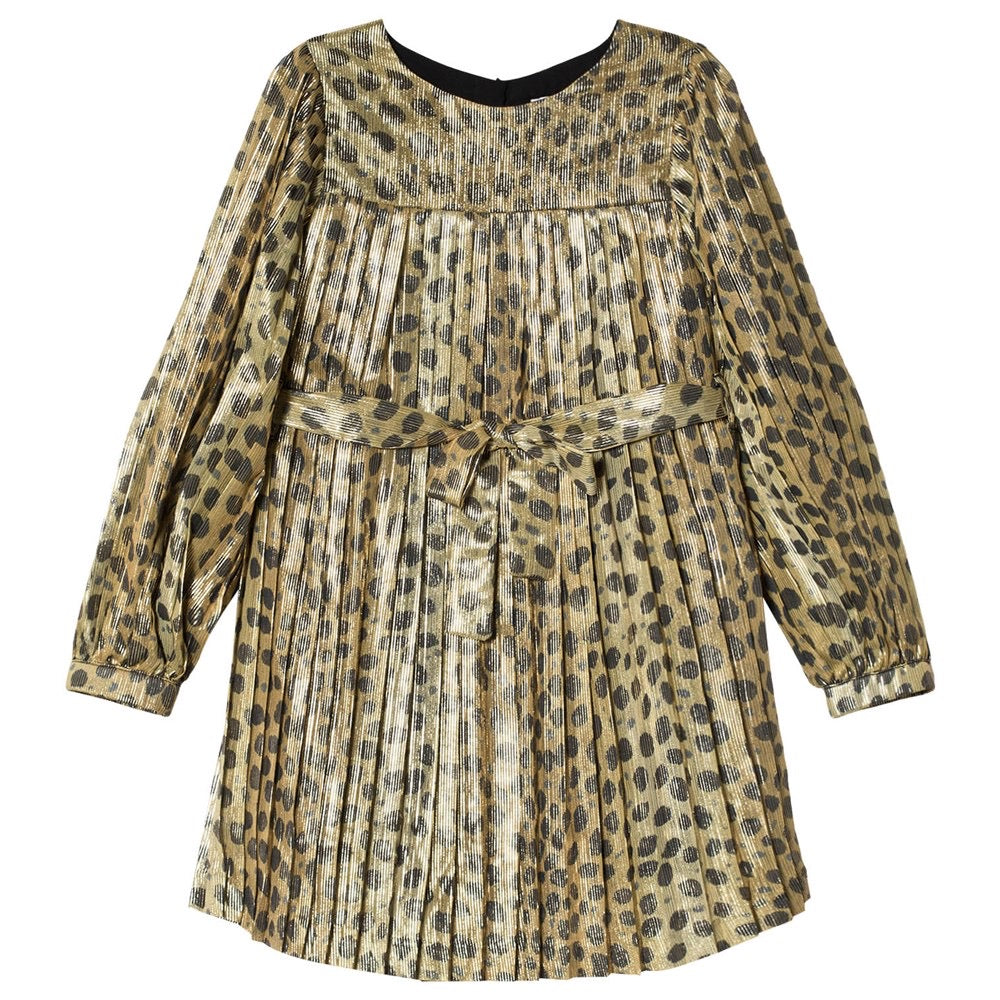 THE MARC JACOBS LEOPARD PLEATED DRESS