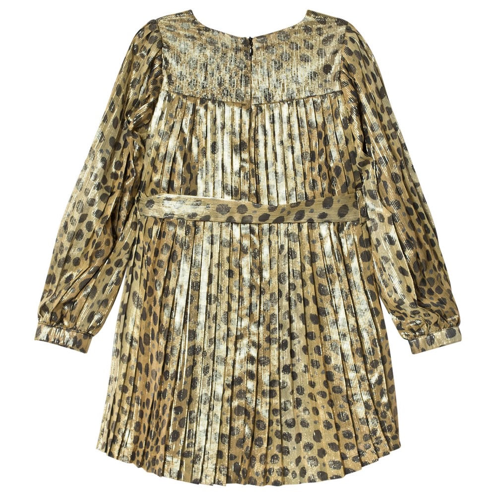THE MARC JACOBS LEOPARD PLEATED DRESS