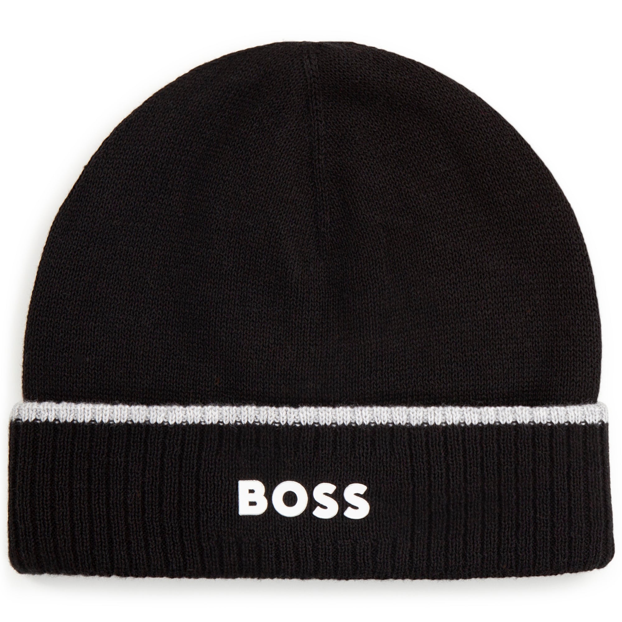 BOSS COTTON KNITTED HAT