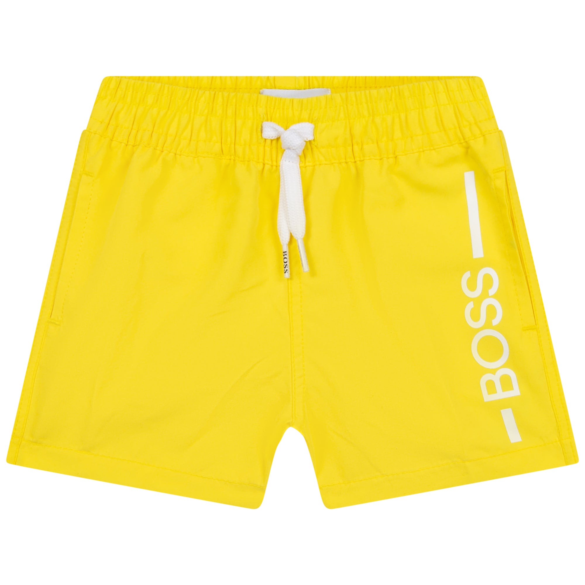 BOSS YELLOW SWIM SHORTS