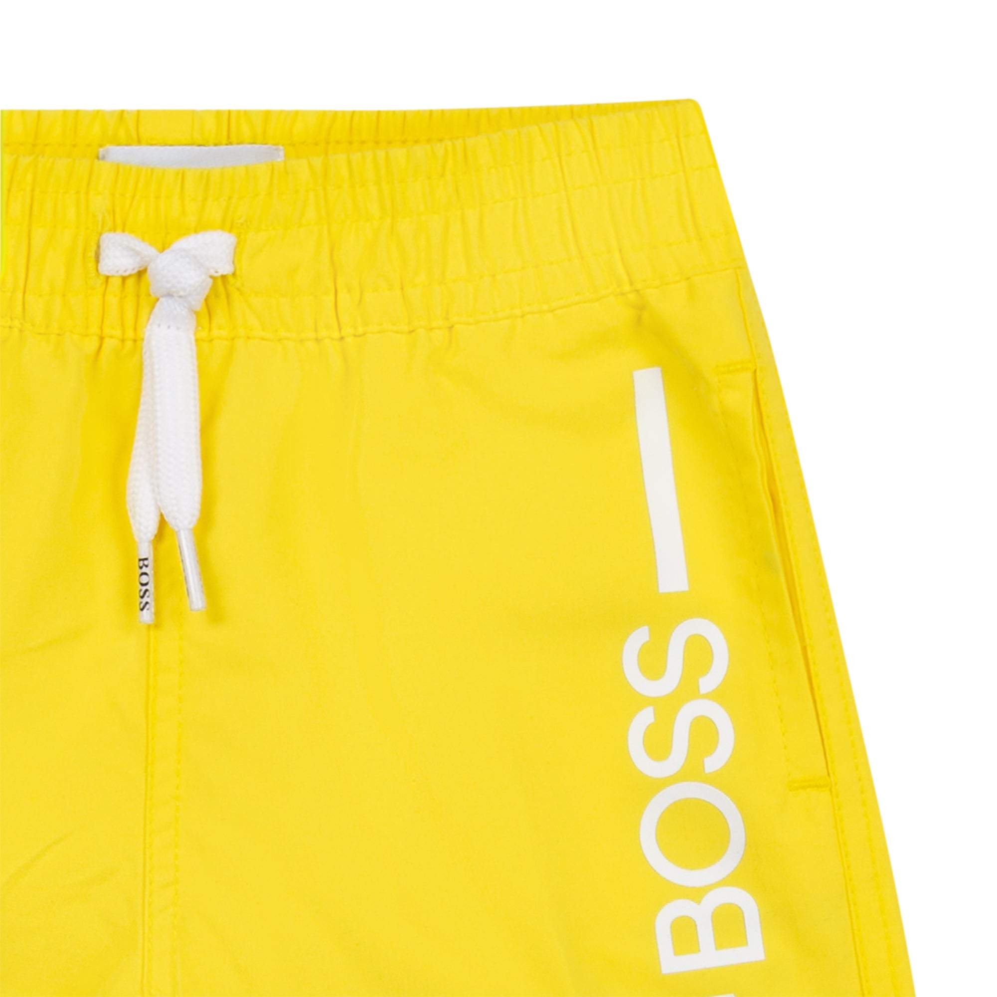 BOSS YELLOW SWIM SHORTS