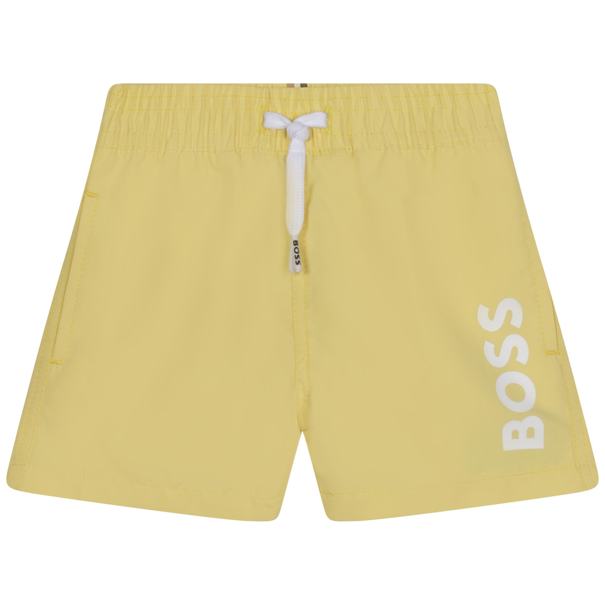 BOSS YELLOW TODDLER SWIM SHORTS