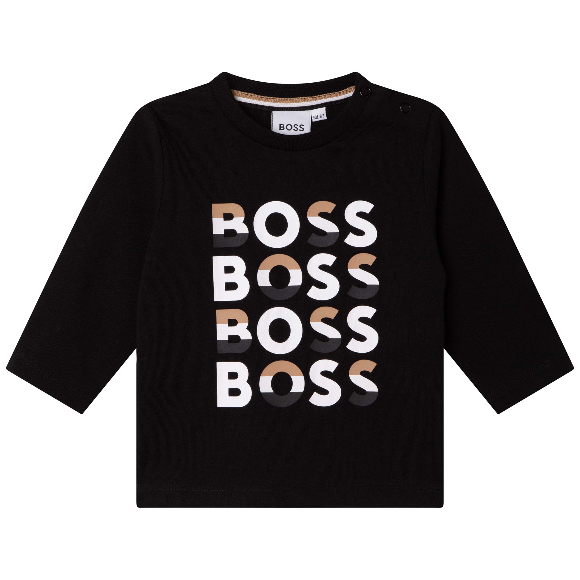 BOSS TODDLER BRANDED L/S TSHIRT