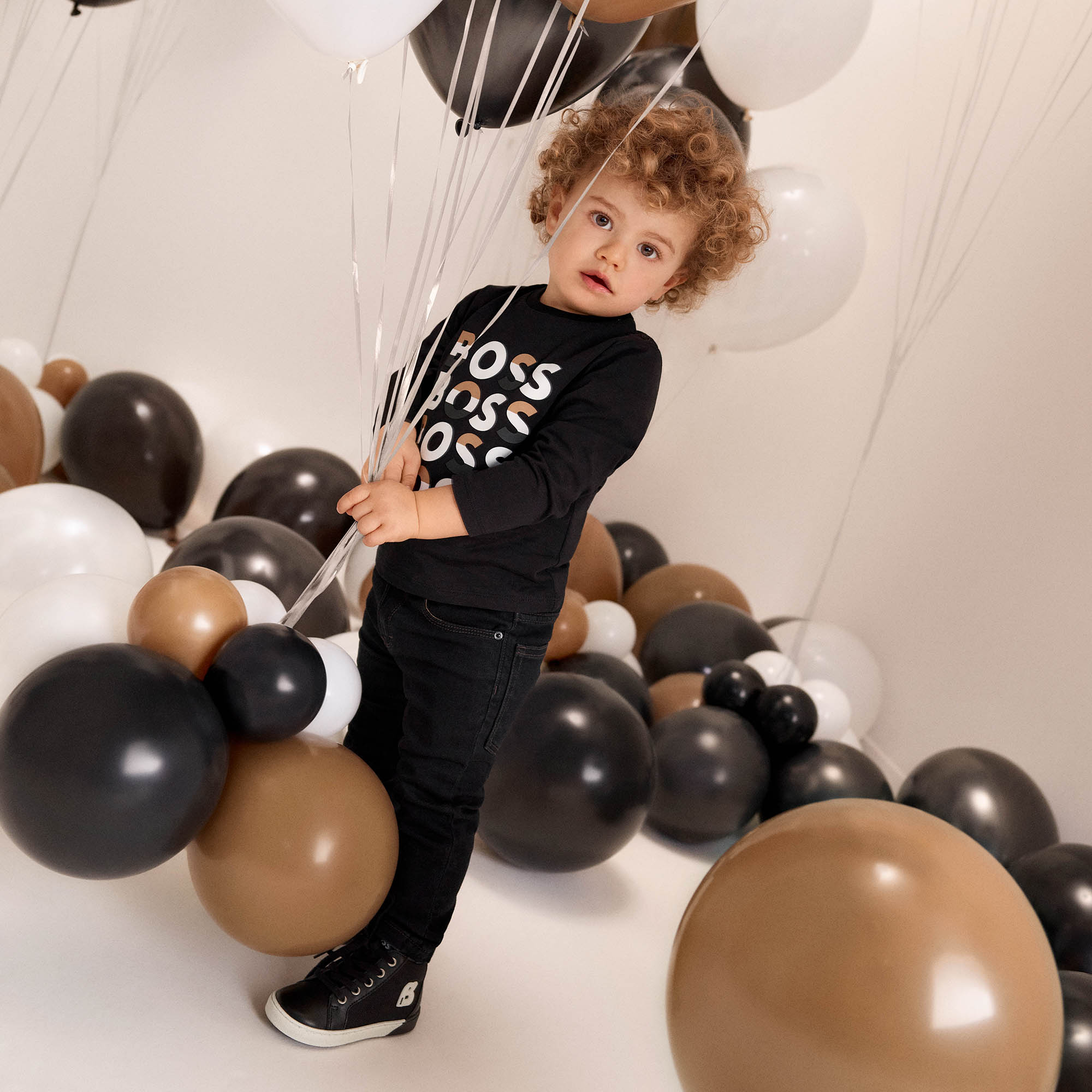 BOSS TODDLER BRANDED L/S TSHIRT