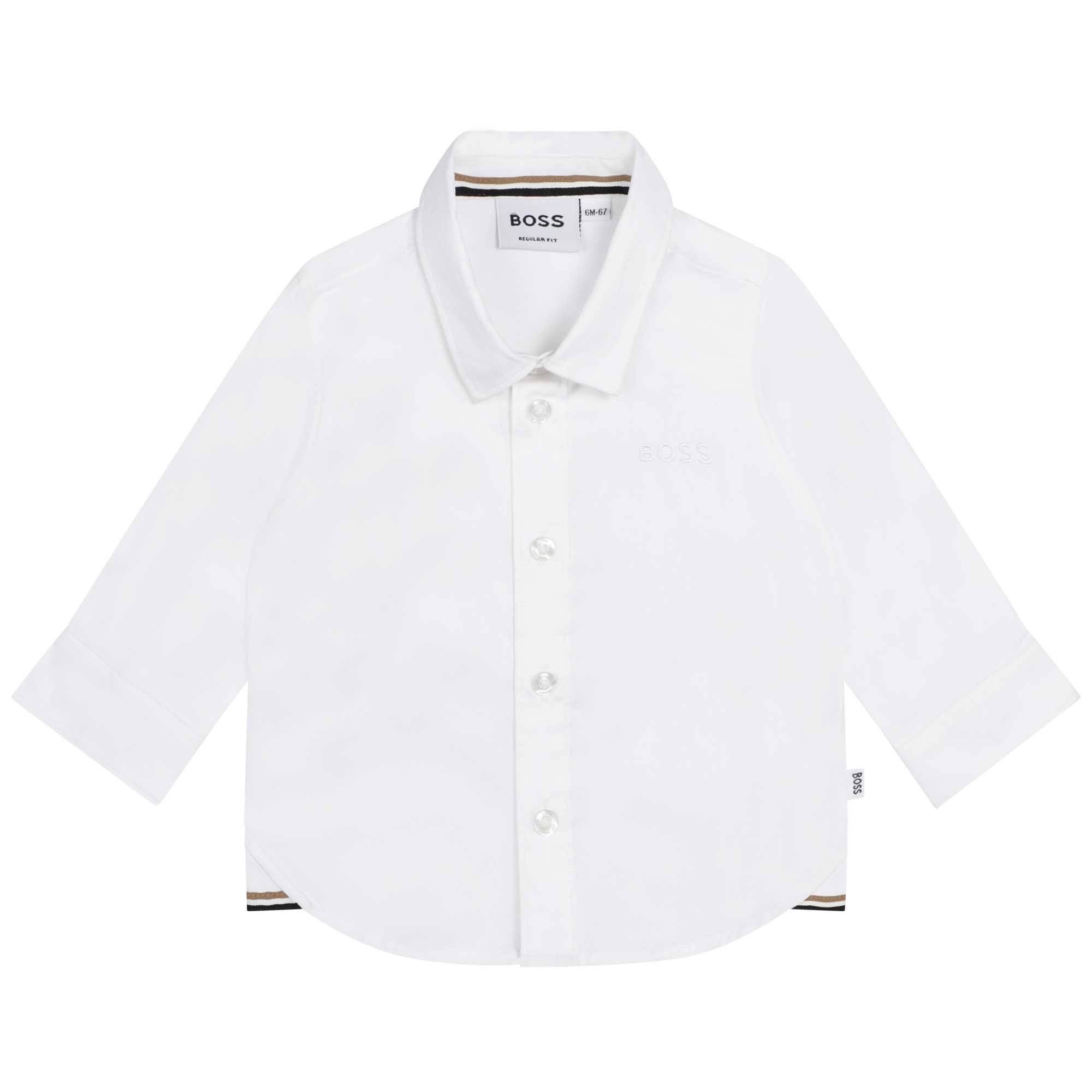 BOSS TODDLER LONG SLEEVE SHIRT
