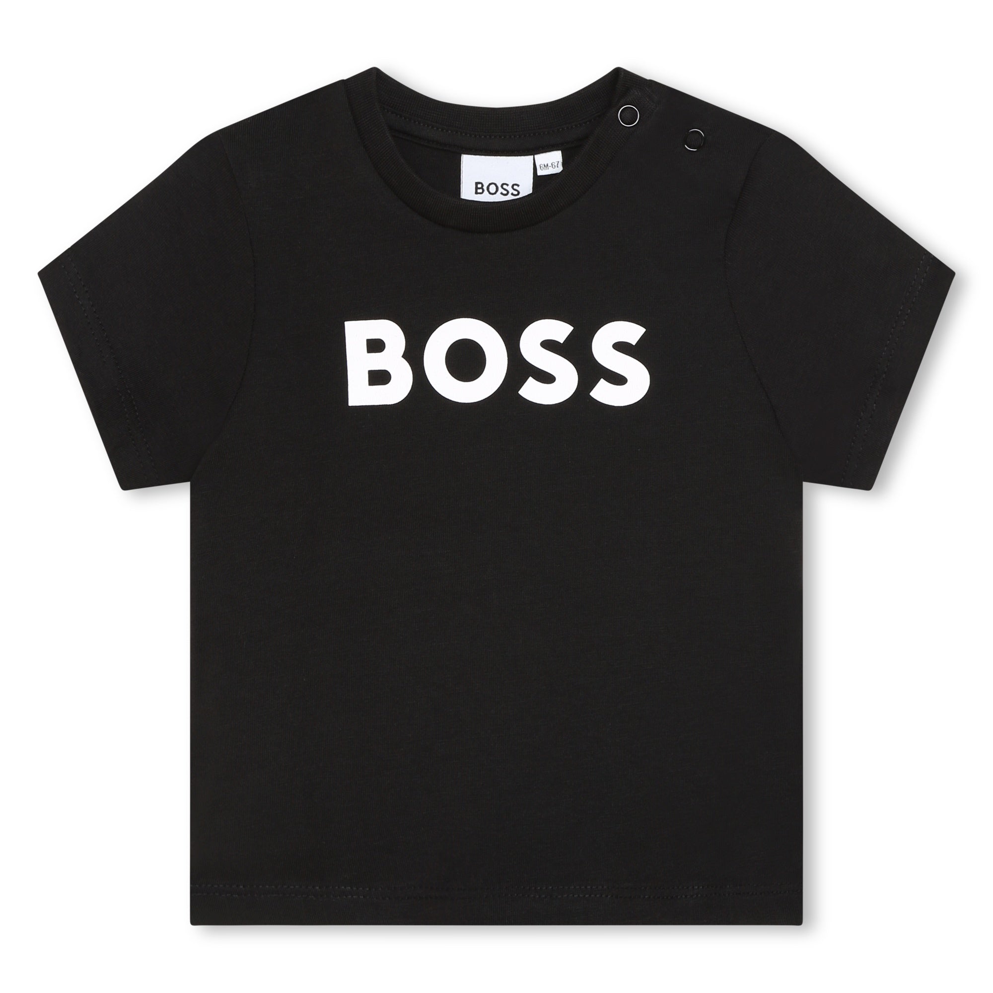 BOSS TODDLER BLACK T-SHIRT