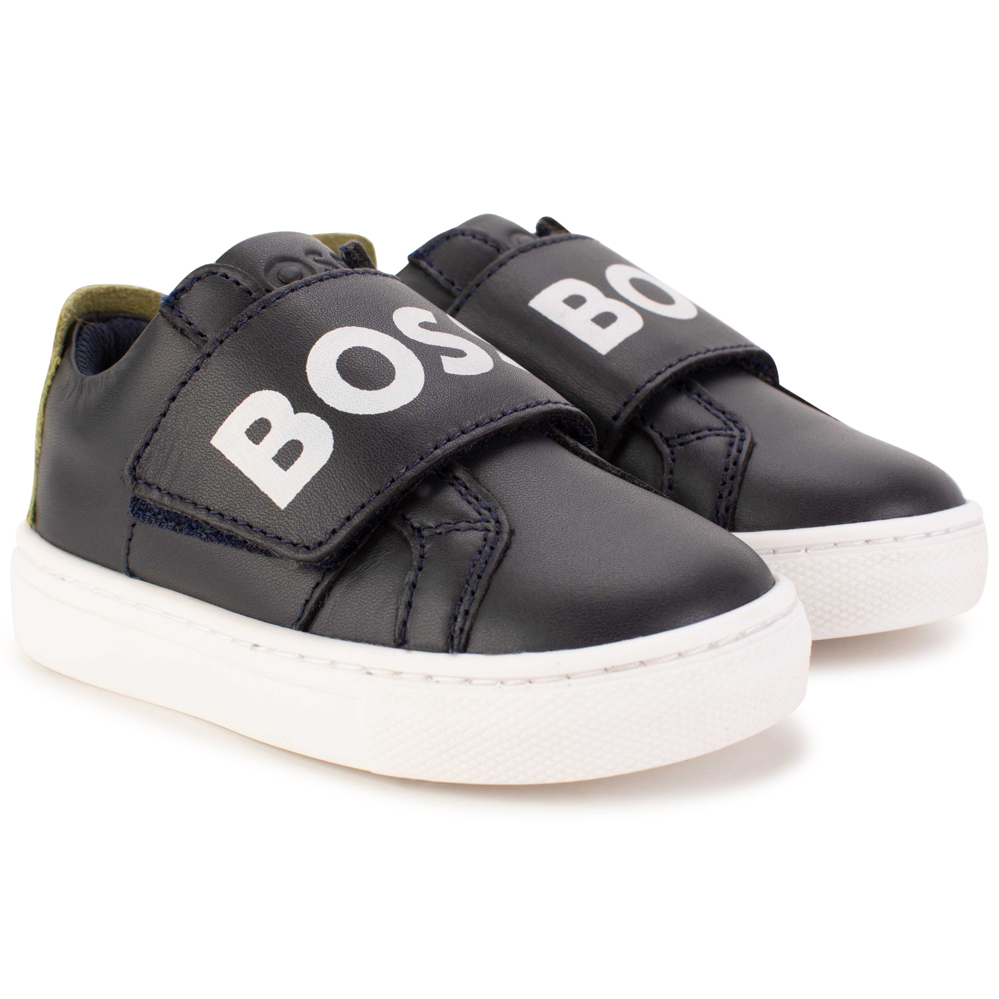 BOSS NAVY TODDLER TRAINERS