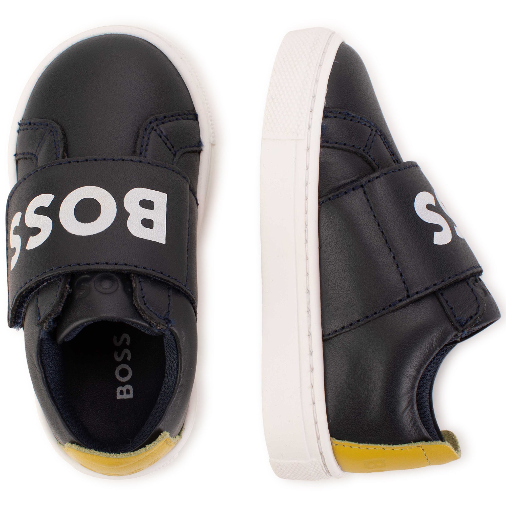 BOSS NAVY TODDLER TRAINERS