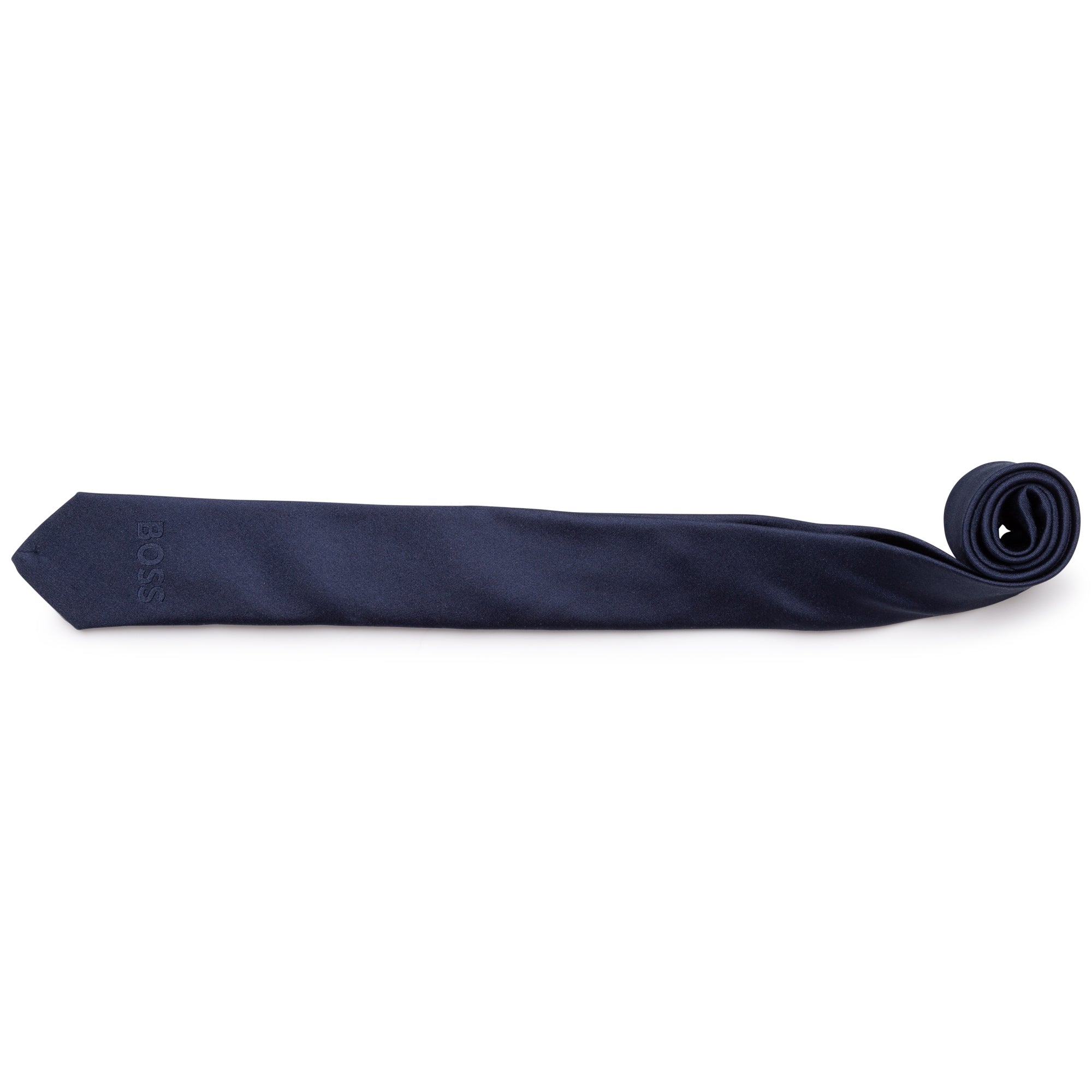 BOSS NAVY TIE IN A GIFT BOX