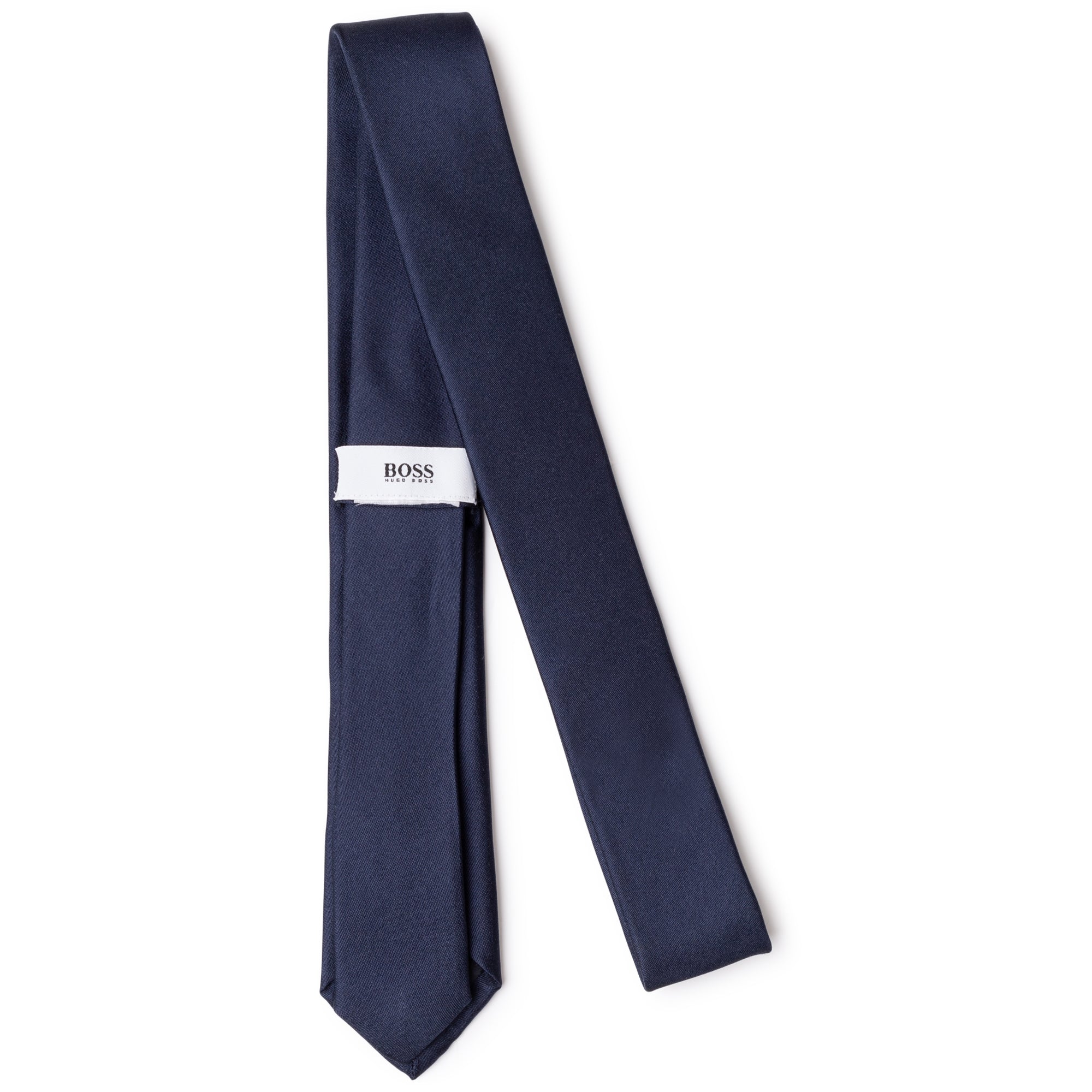 BOSS NAVY TIE IN A GIFT BOX