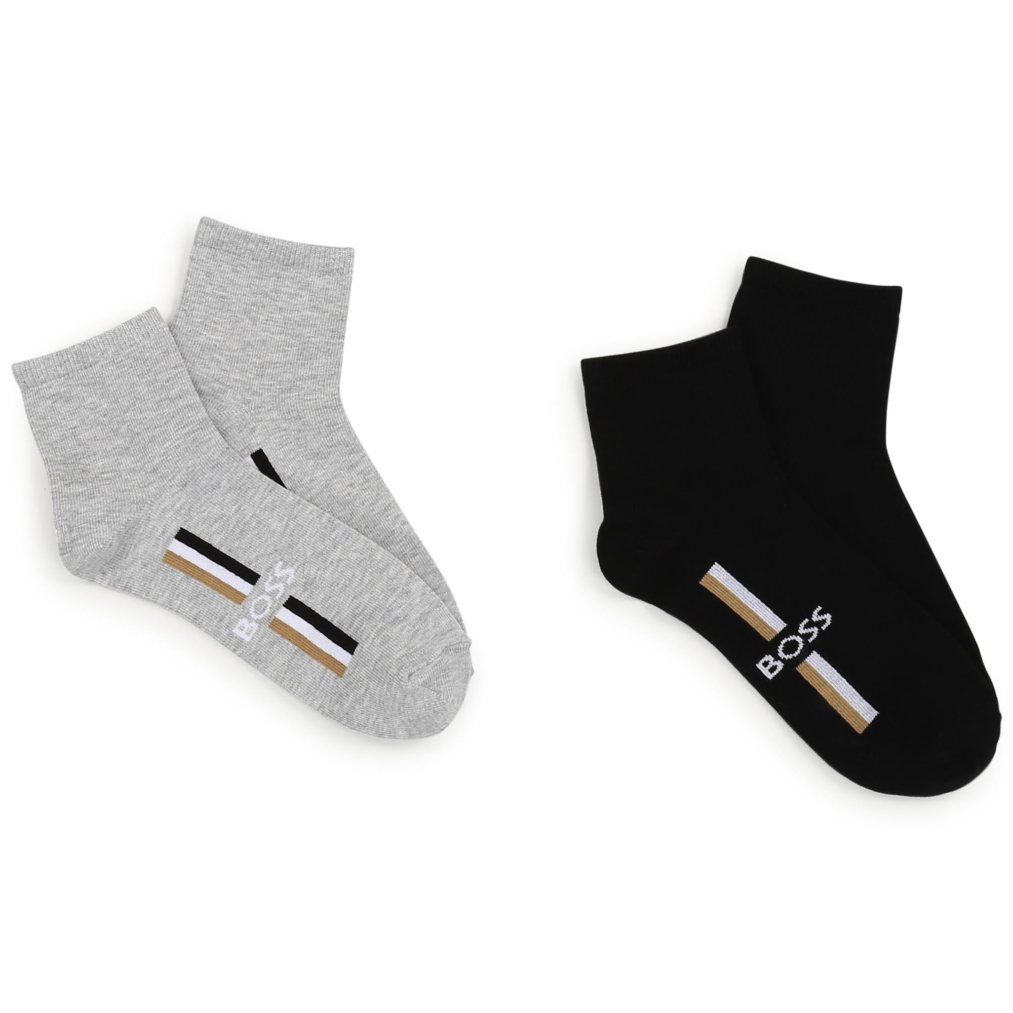 BOSS SOCK-GREY/BLACK