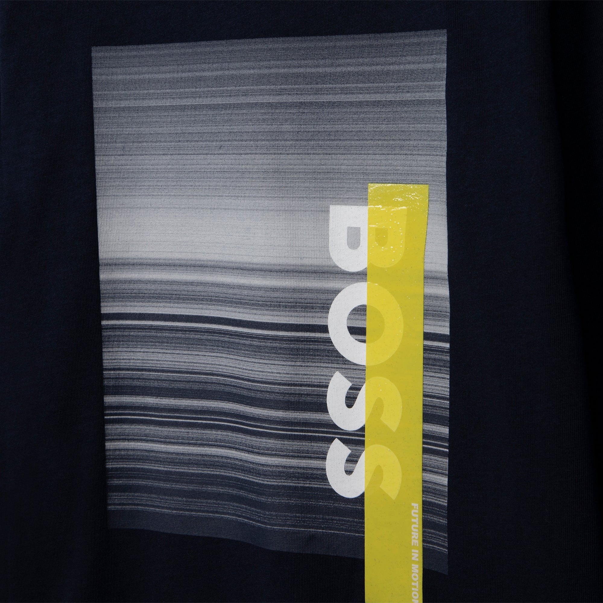 BOSS NAVY LONG SLEEVE T-SHIRT