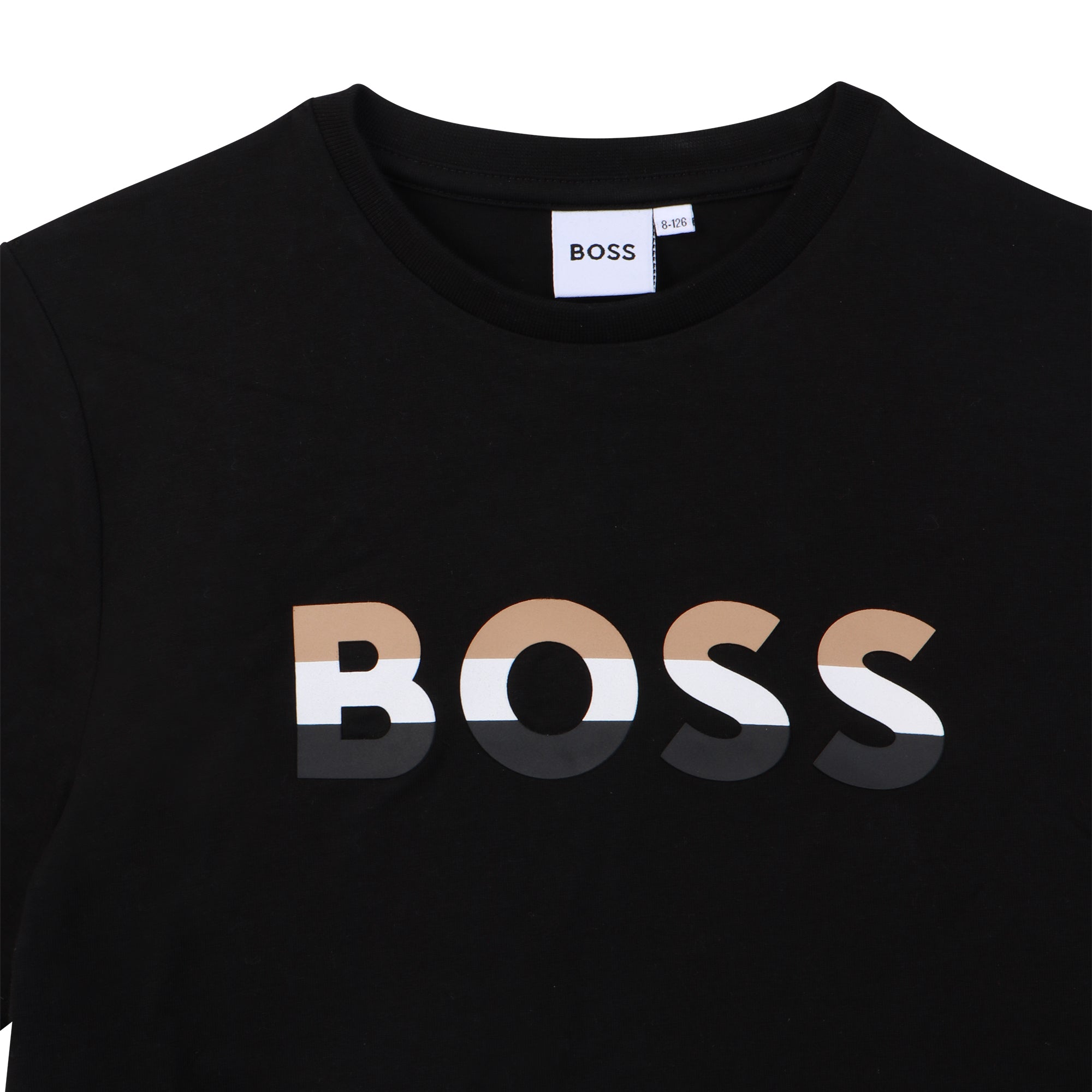 BOSS PRINT SHORT SLEEVES TEE-SHIRT
