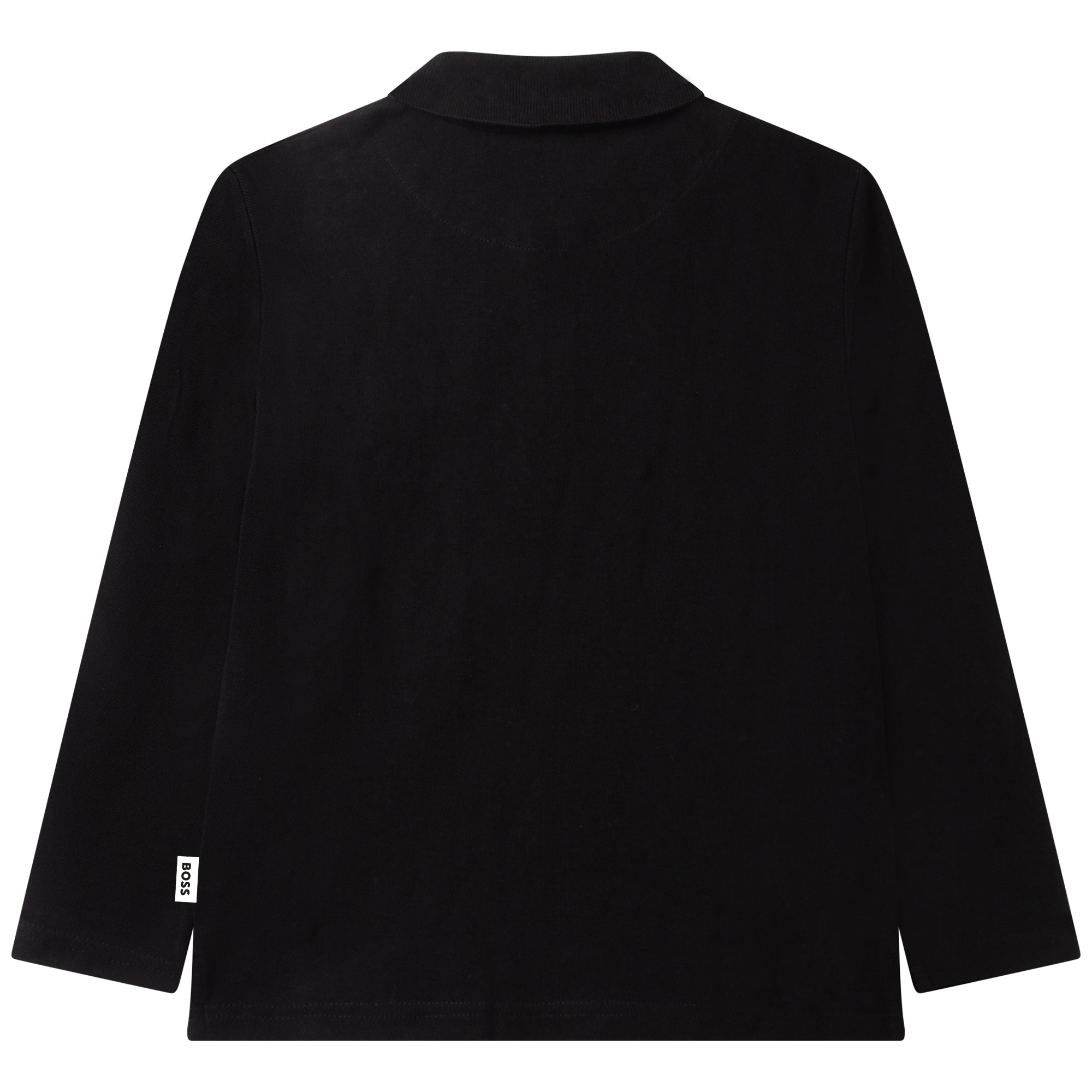 BOSS PRINT LONG SLEEVE POLO