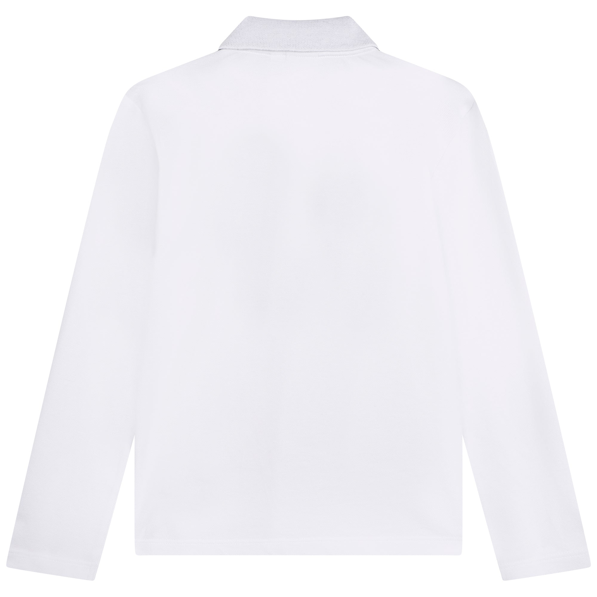 BOSS COTTON EALASTANE PIQUÉ LONG SLEEVE POLO