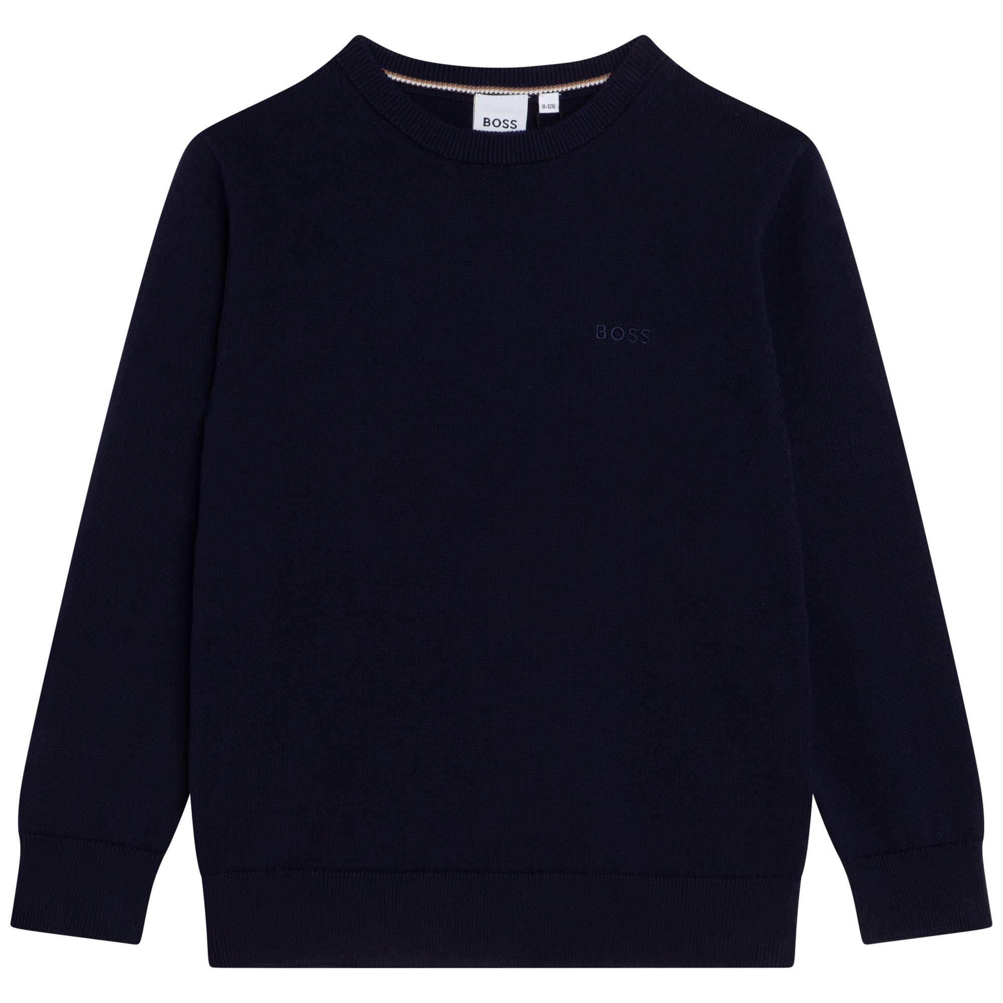 BOSS NAVY PULLOVER