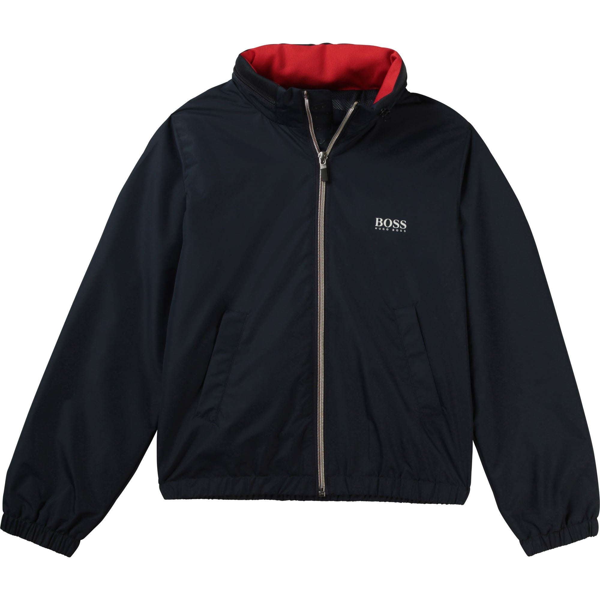 BOSS NAVY WINDBREAKER JACKET