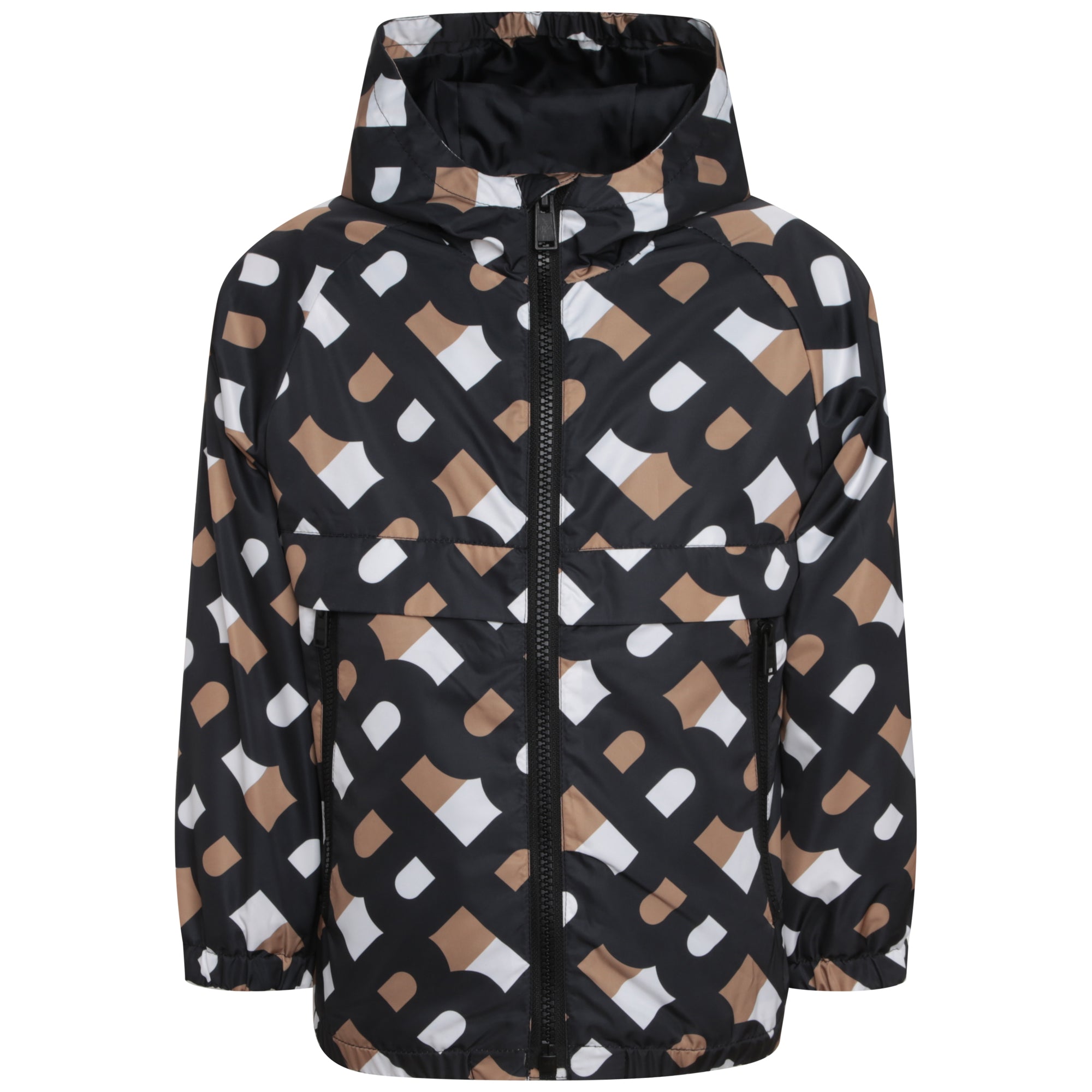 BOSS MONOGRAM HOODED WINDBREAKER