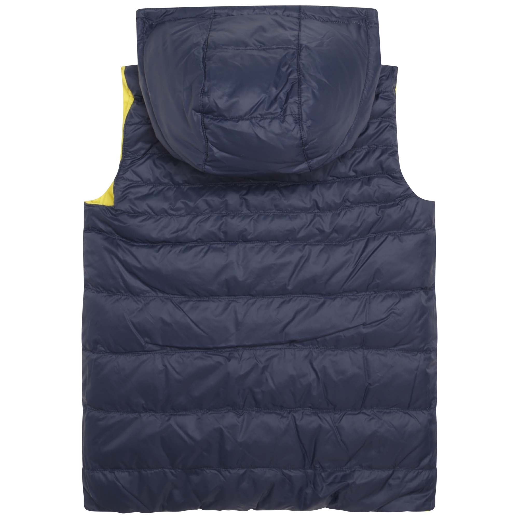 BOSS LIME PUFFER JACKET SLEEVELESS