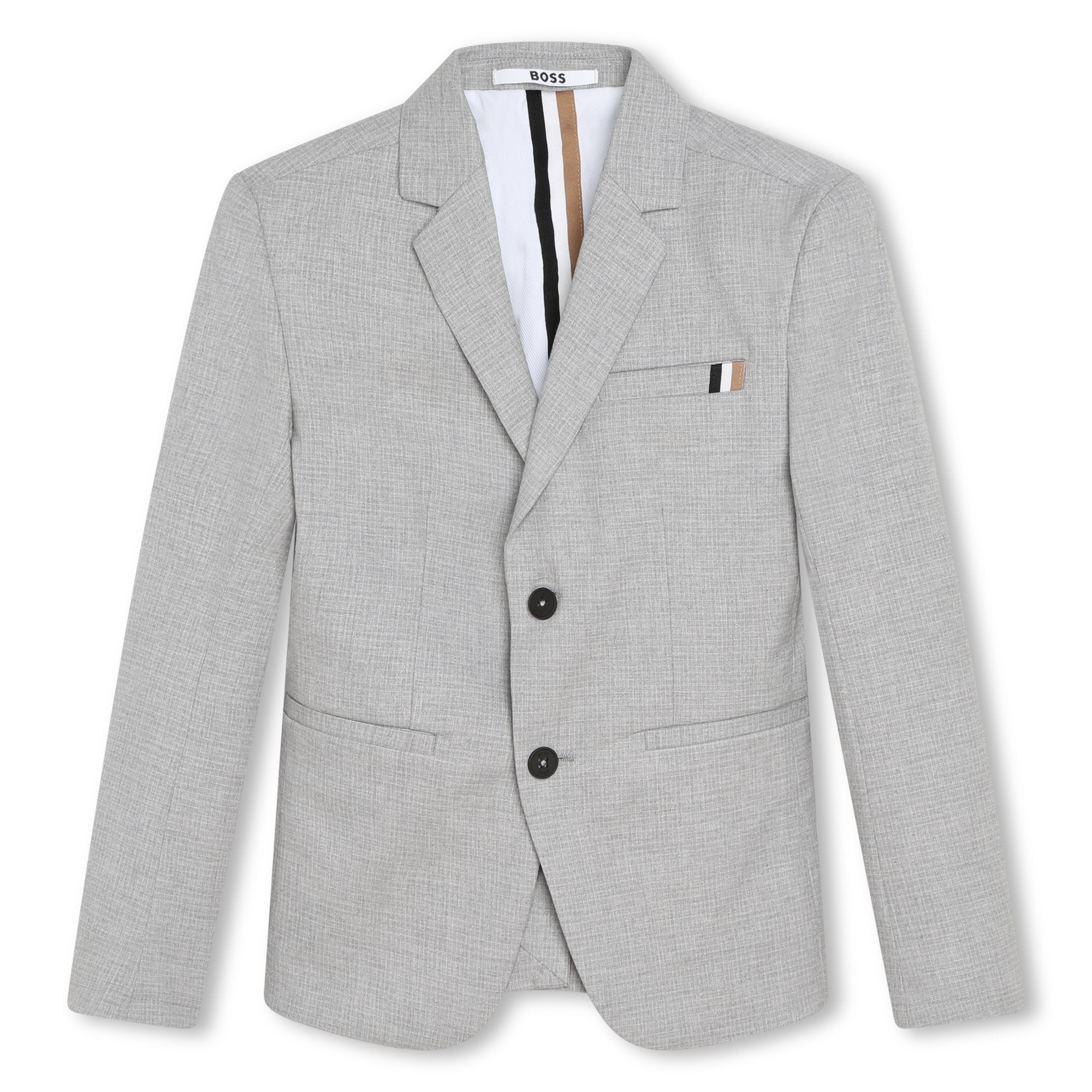 BOSS BOYS GREY SUIT JACKET