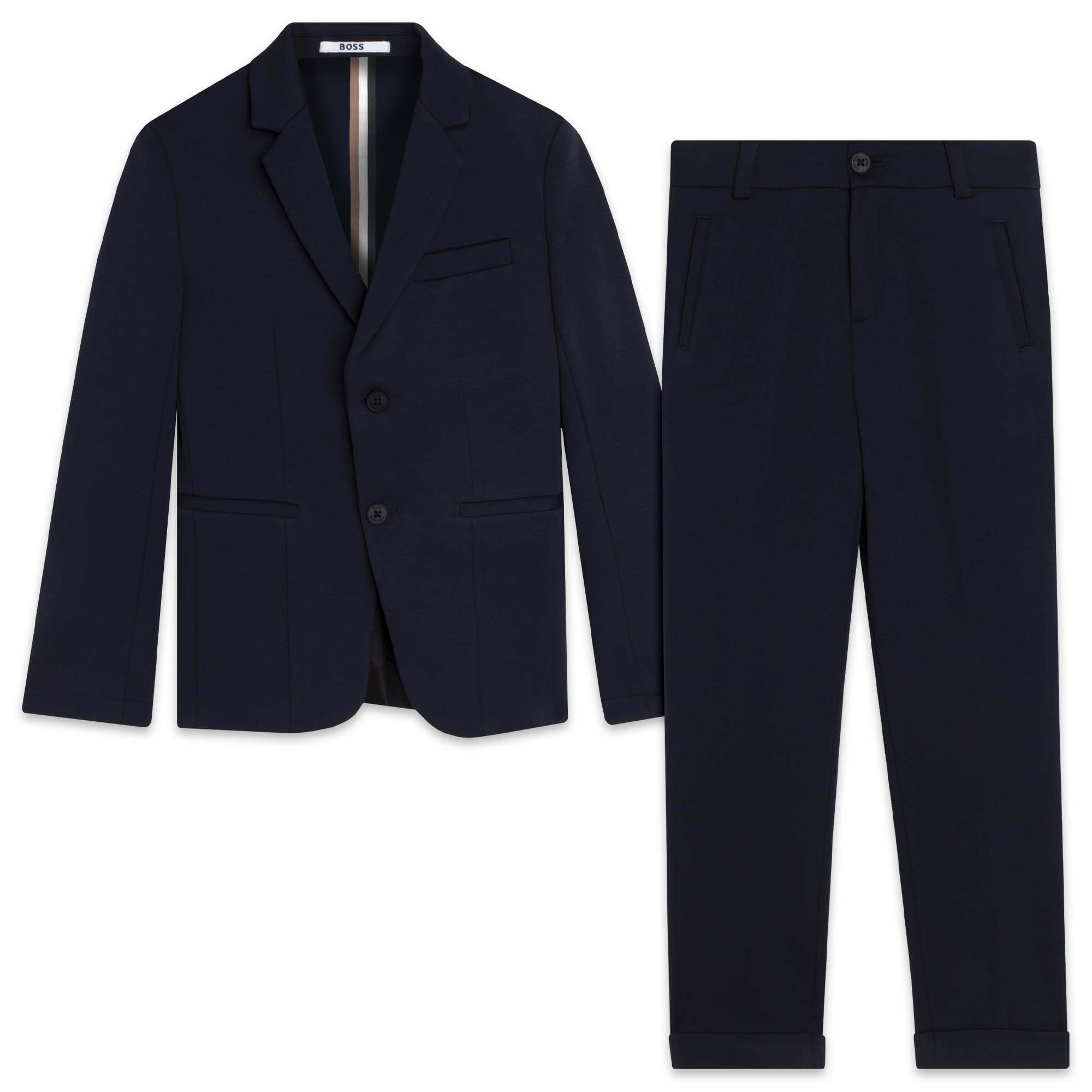 BOSS BOYS JACKET+TROUSERS SUIT SET