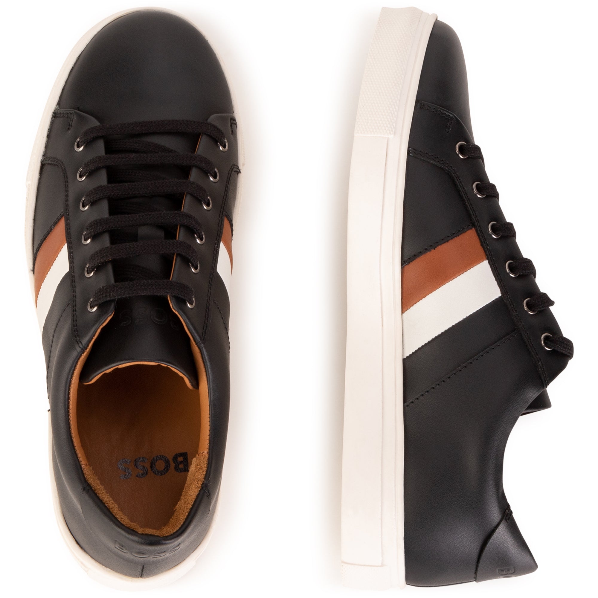 BOSS STRIPE LABEL SNEAKERS