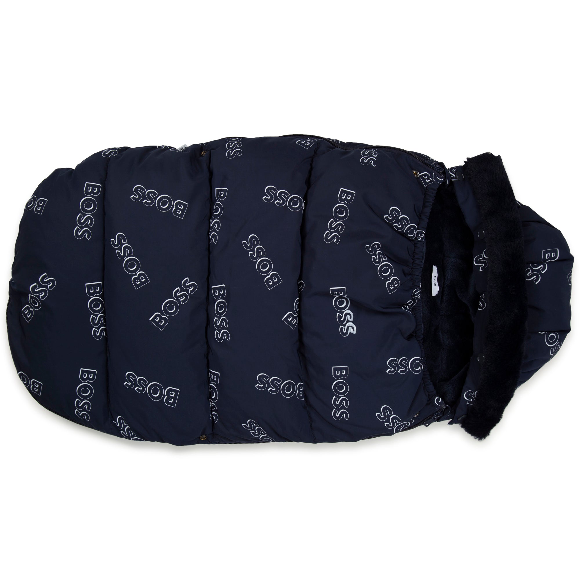 BOSS NAVY BRANDED BABY SLEEPING BAG