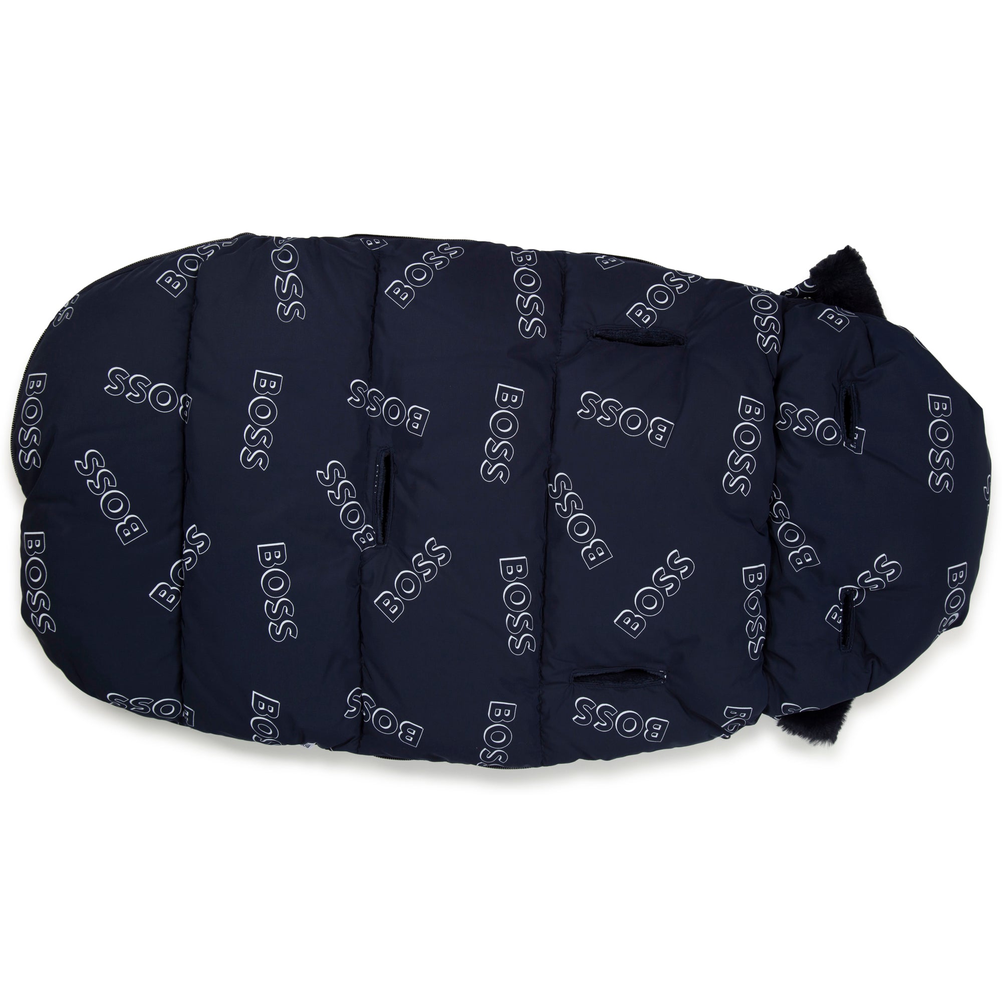 BOSS NAVY BRANDED BABY SLEEPING BAG