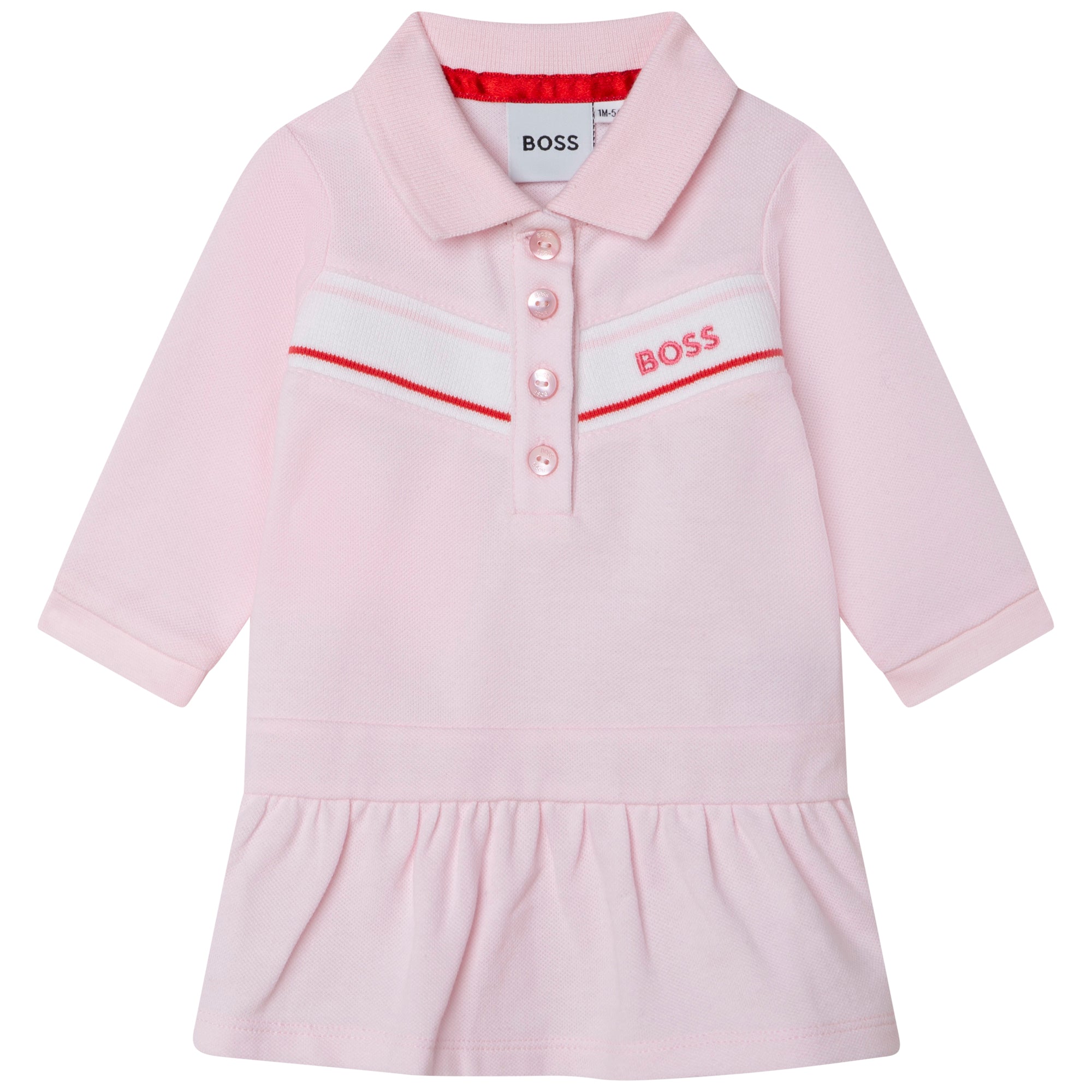 BOSS PINK PALE POLO DRESS