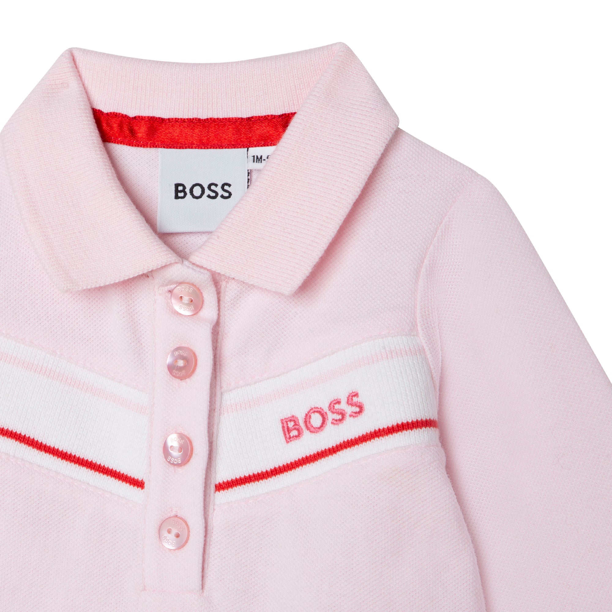 BOSS PINK PALE POLO DRESS